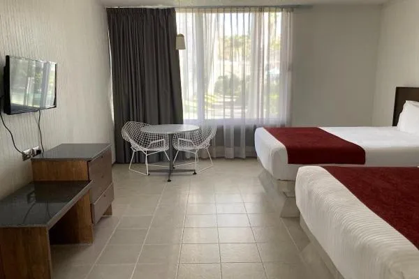 Bed in Hotel Y Parque Acuático La Caldera