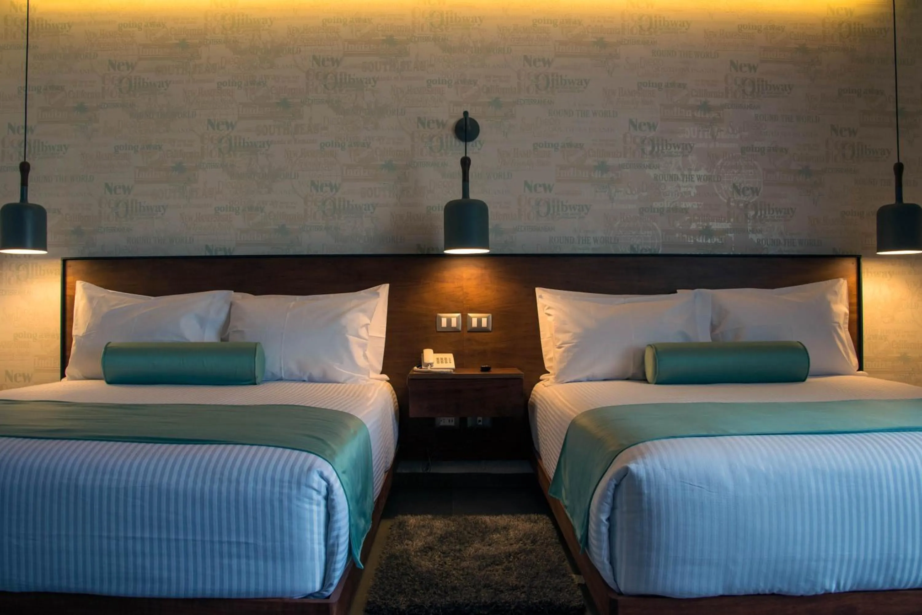 Bed in Hotel Y Parque Acuático La Caldera