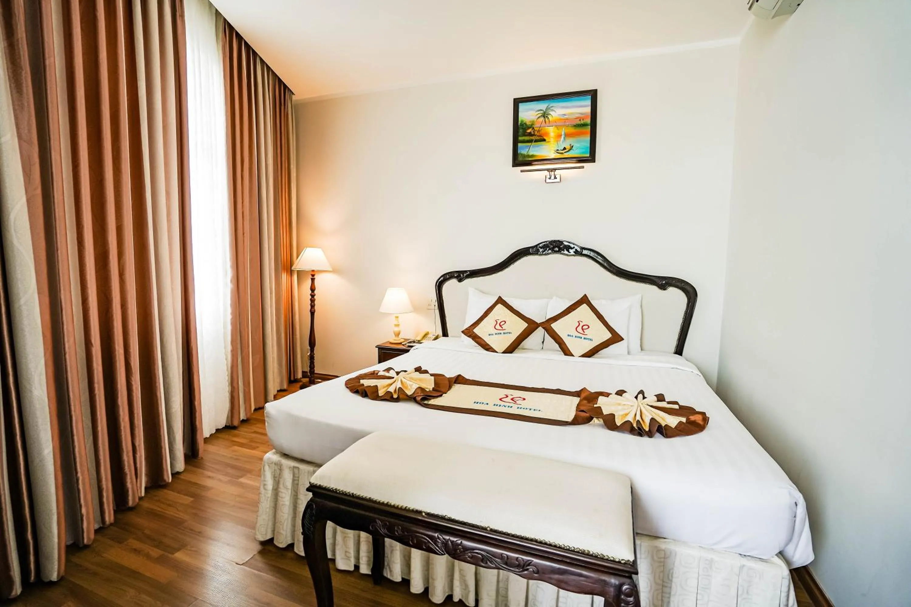 Bed in Hoa Binh 1 Hotel