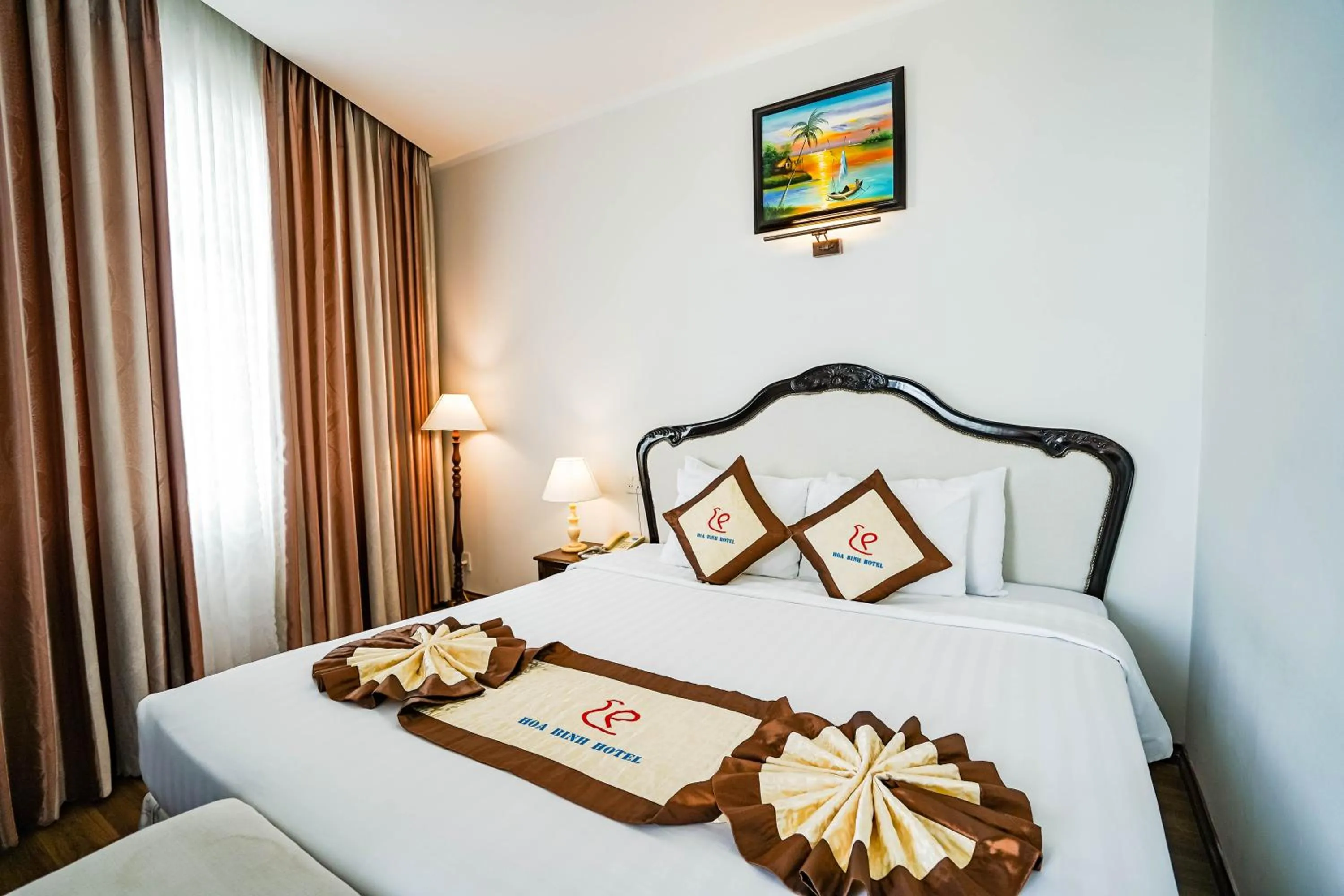 Bed in Hoa Binh 1 Hotel
