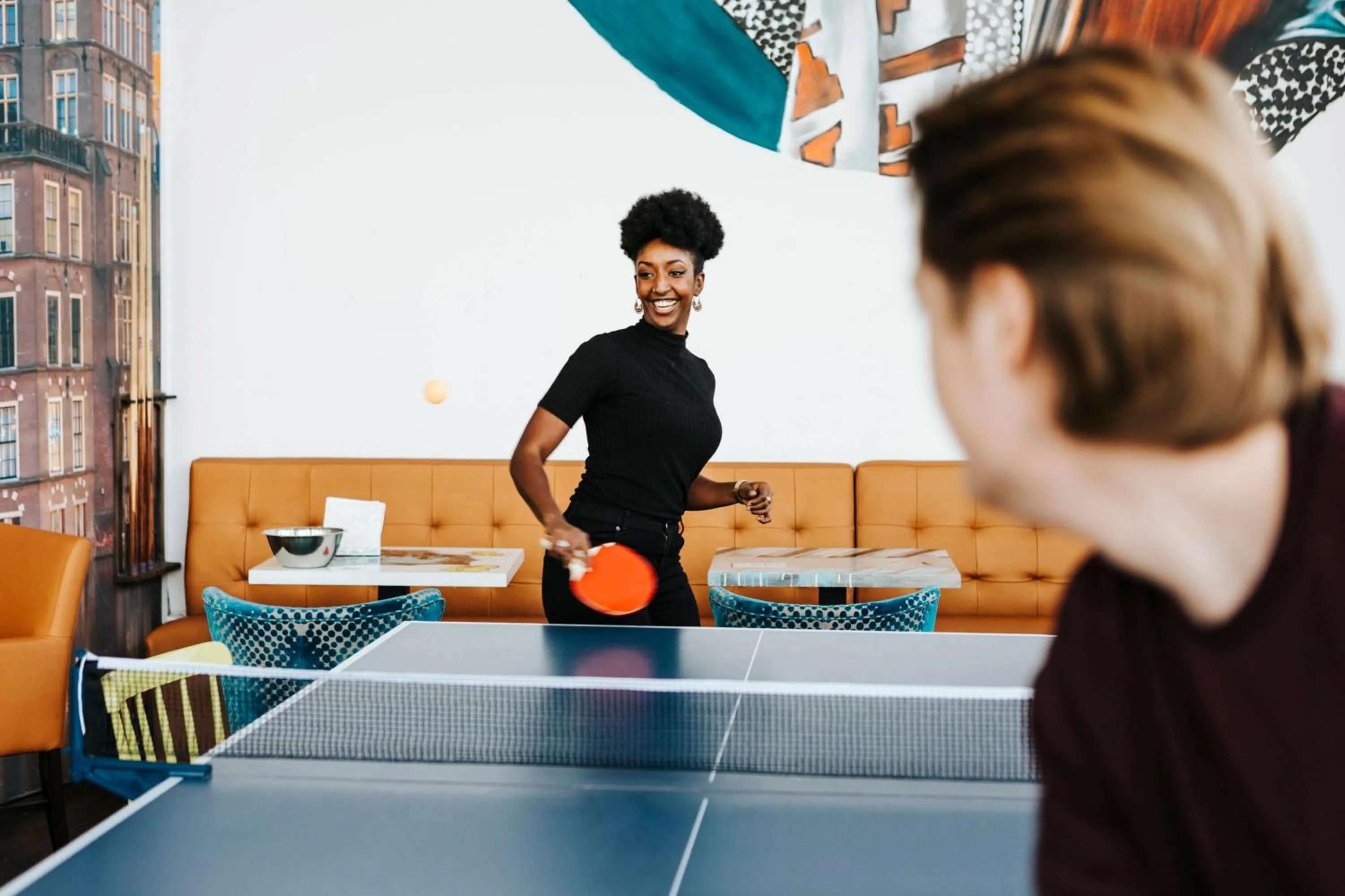 Table tennis in The Hague Teleport Hotel - Free Parking