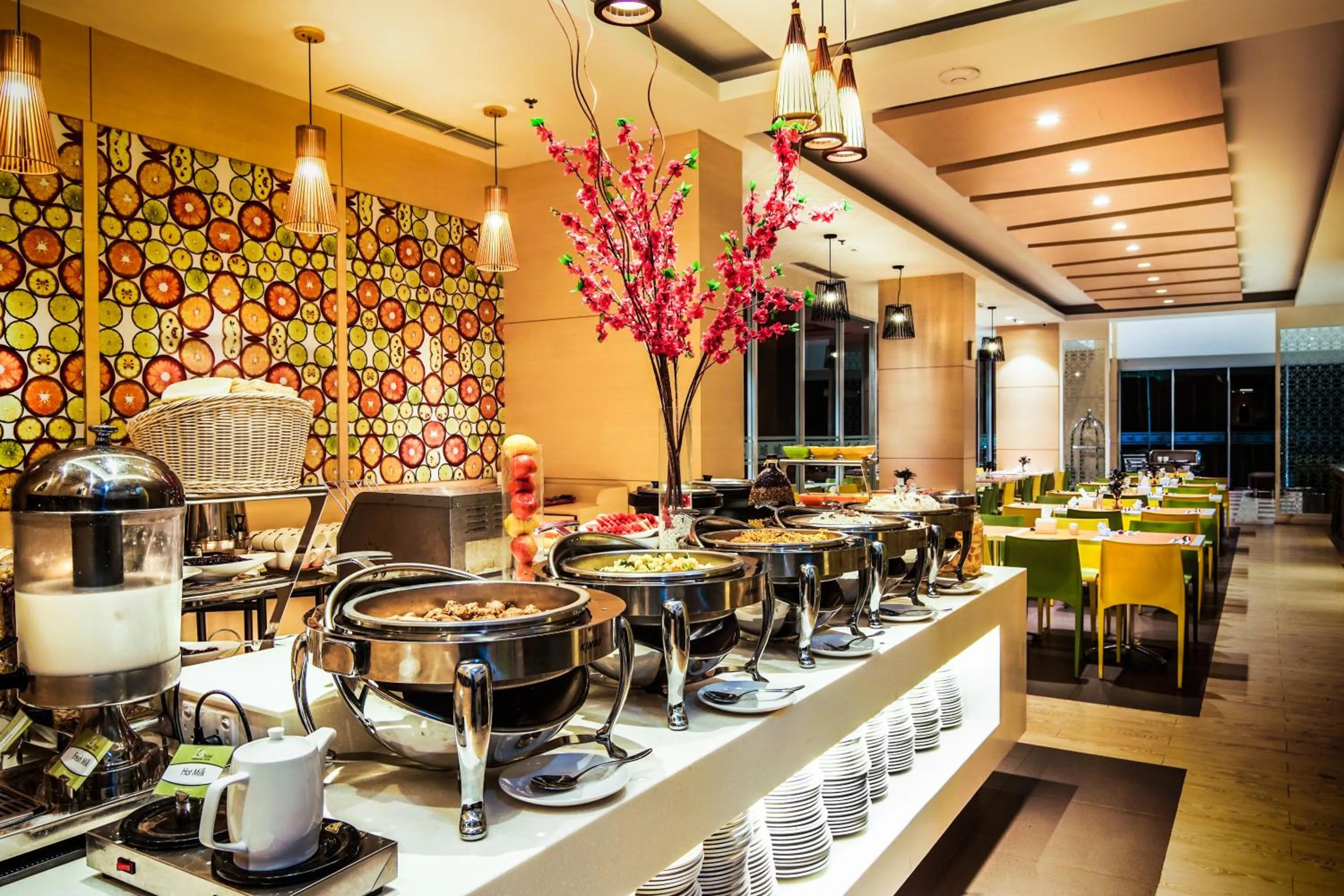 Buffet breakfast in Zest Harbour Bay Batam by Swiss-Belhotel International