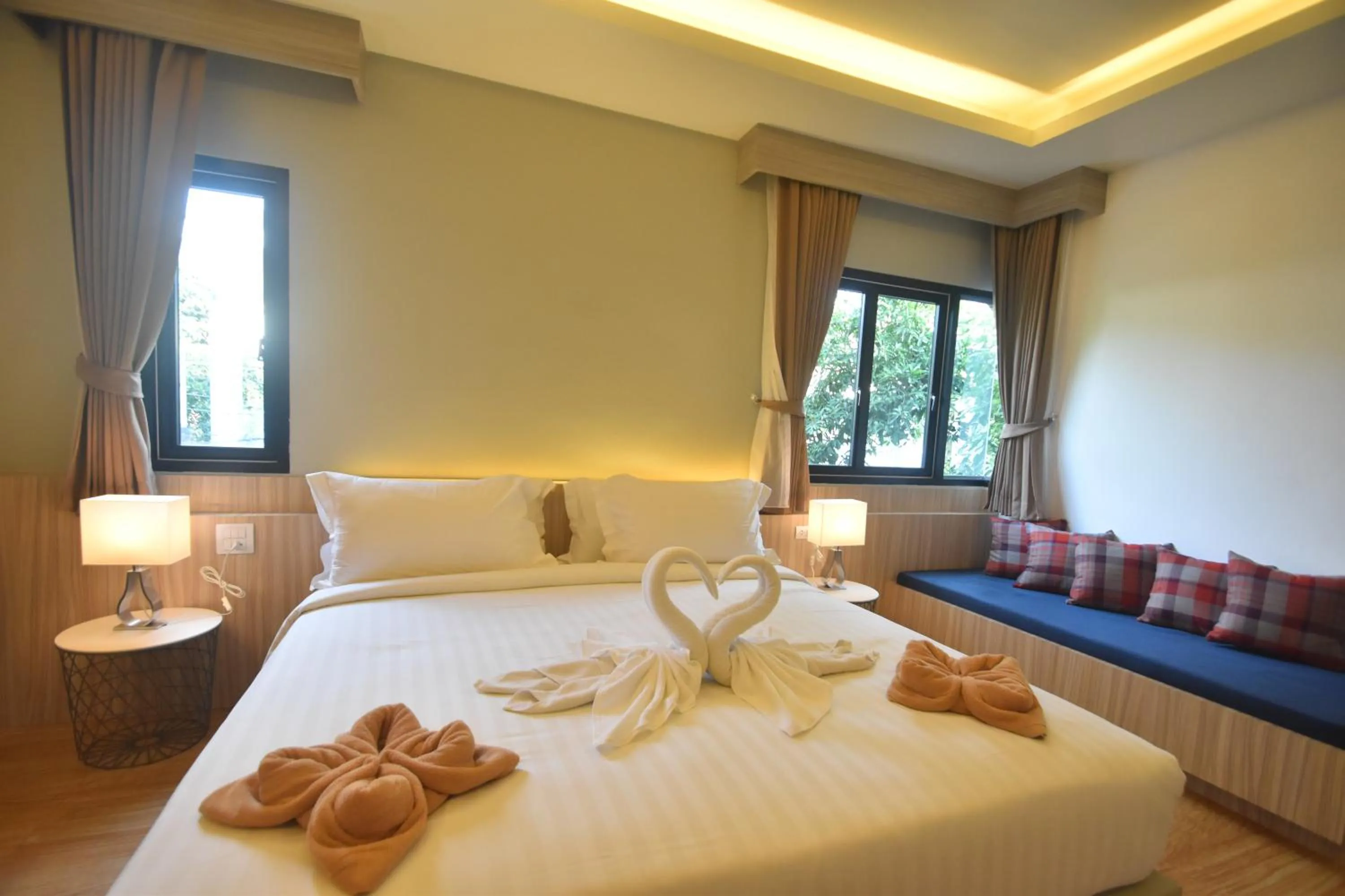 Bedroom, Bed in Simple Life Cliff View Resort