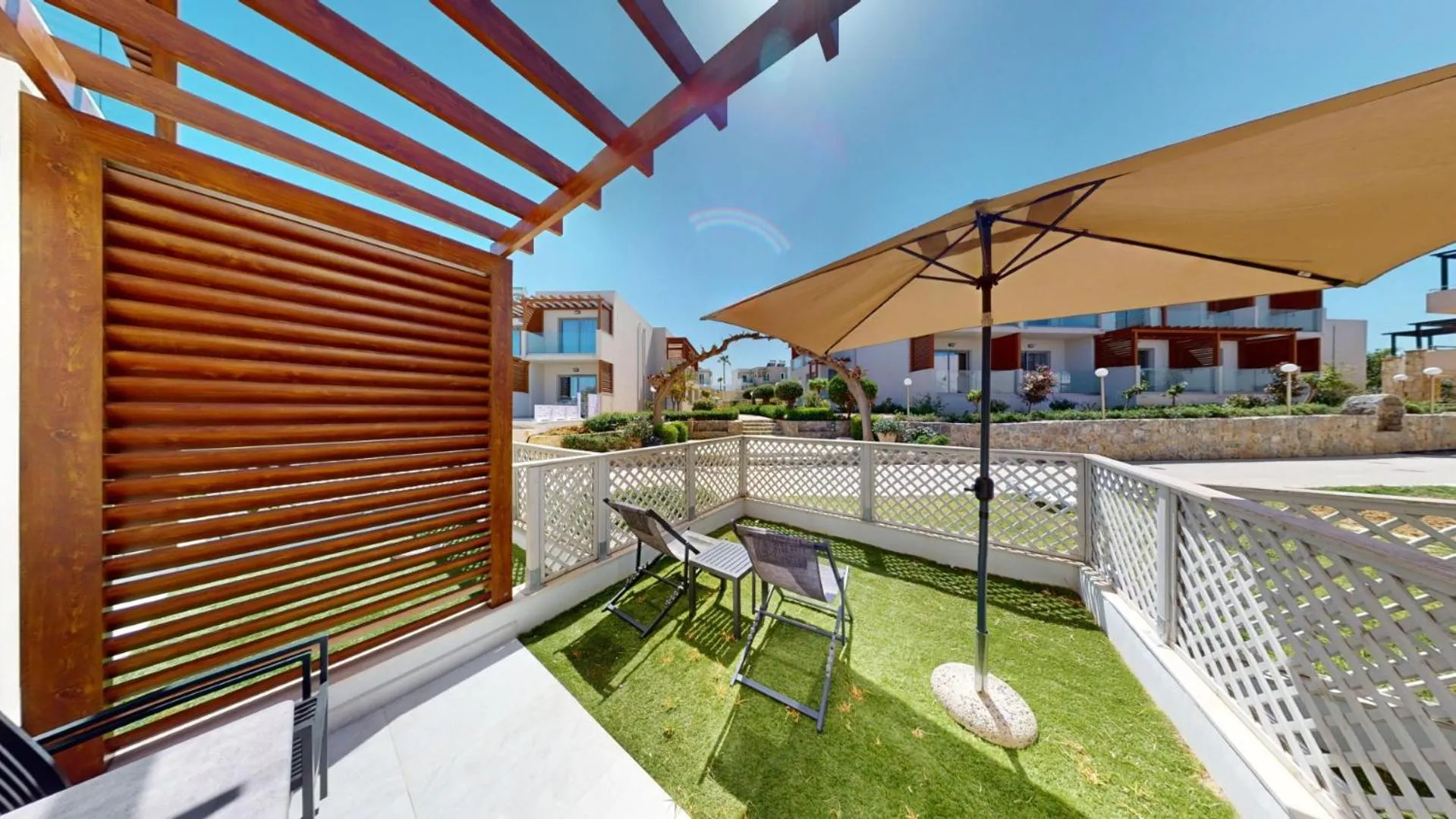 Patio in Sirios Village Hotel & Bungalows - All Inclusive