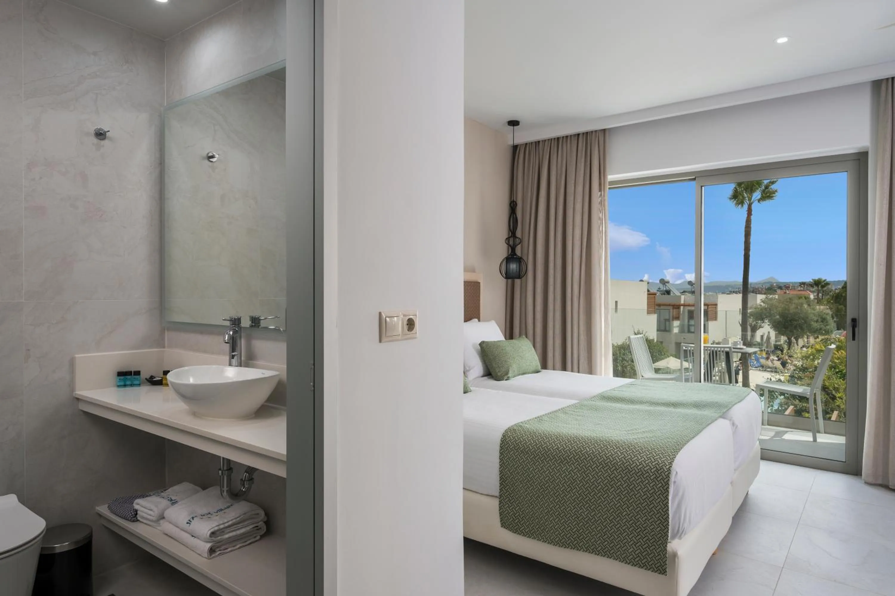 Bedroom, Bed in Sirios Village Hotel & Bungalows - All Inclusive