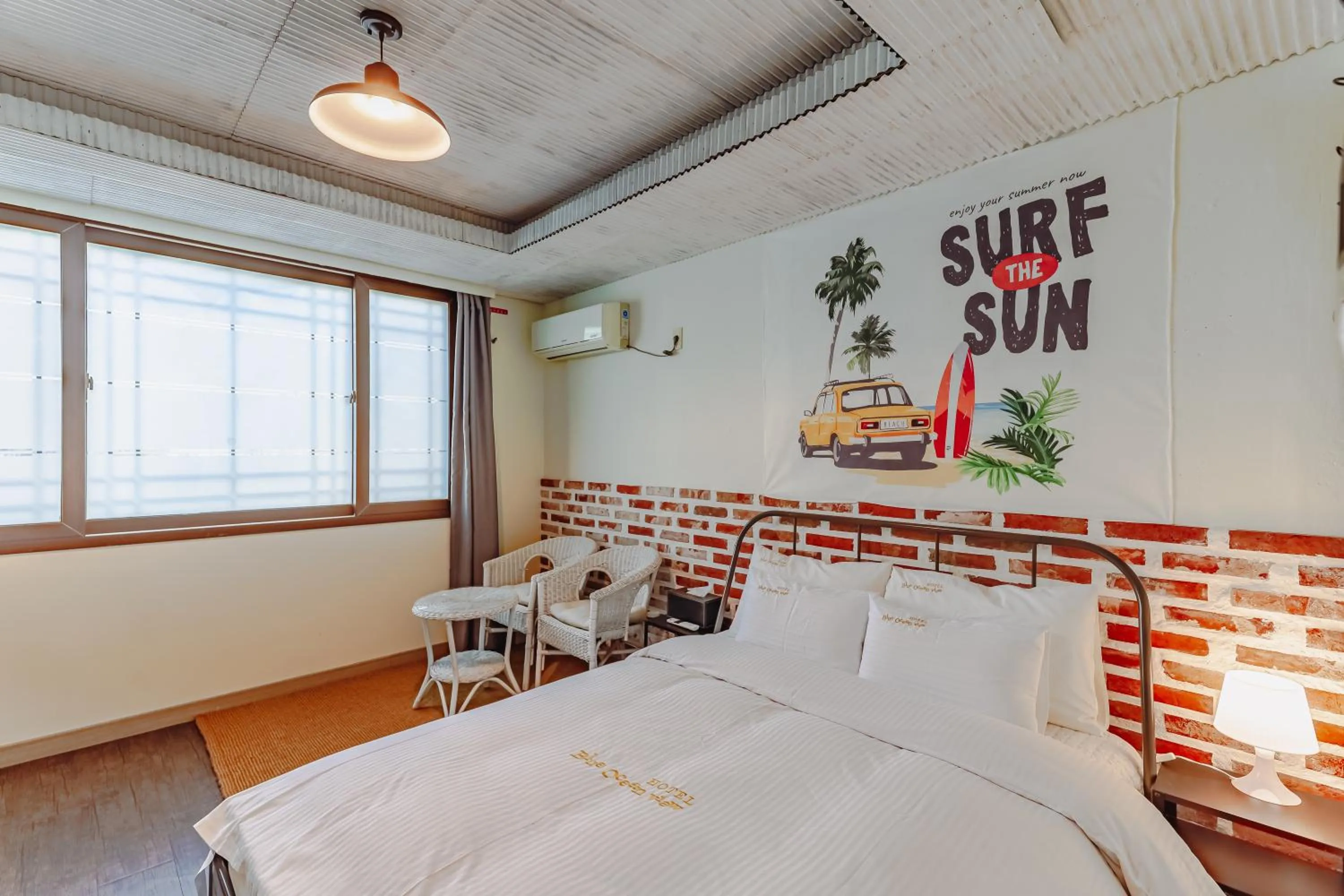 Bed in Residence Hotel Blue Ocean View