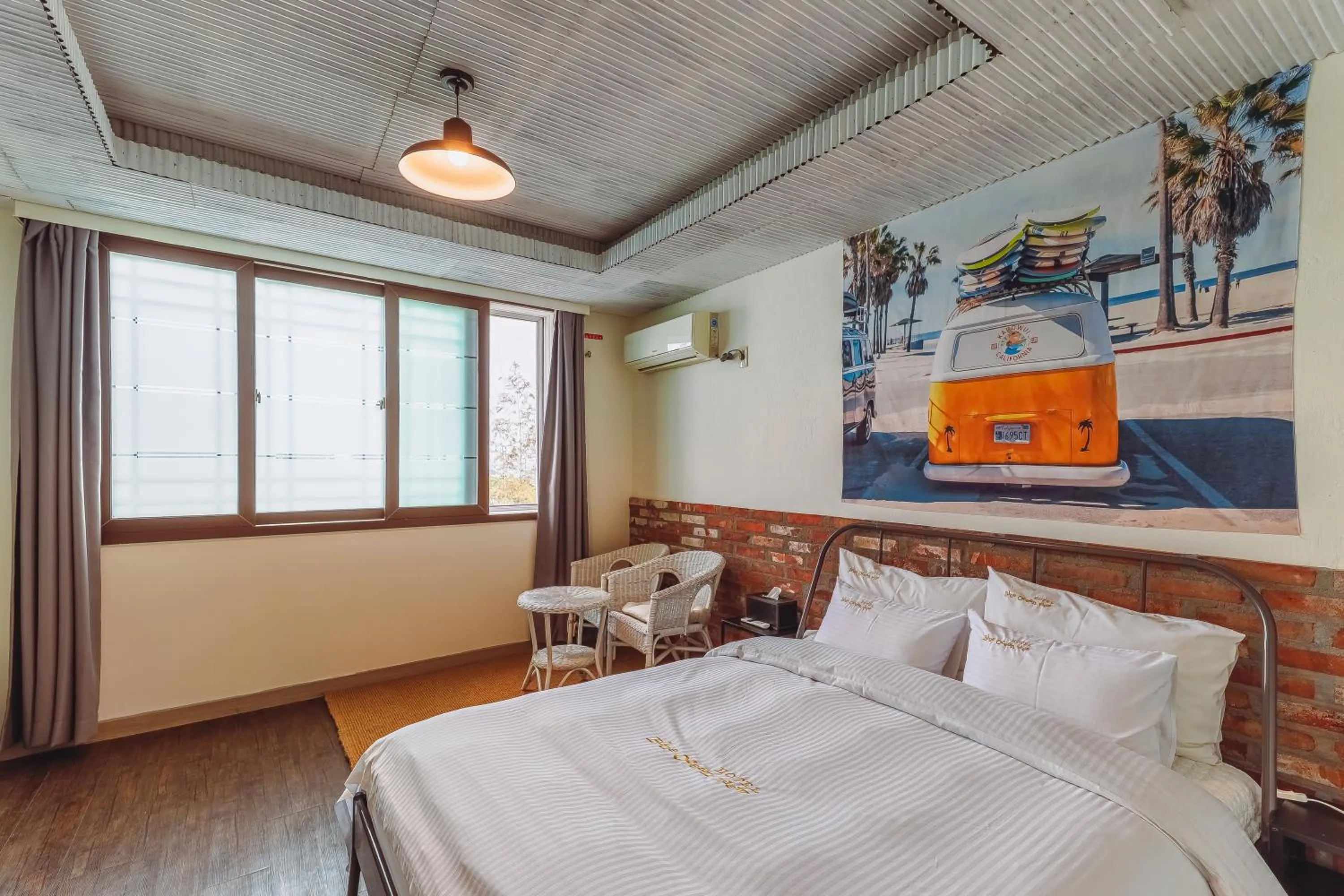 Bed in Residence Hotel Blue Ocean View