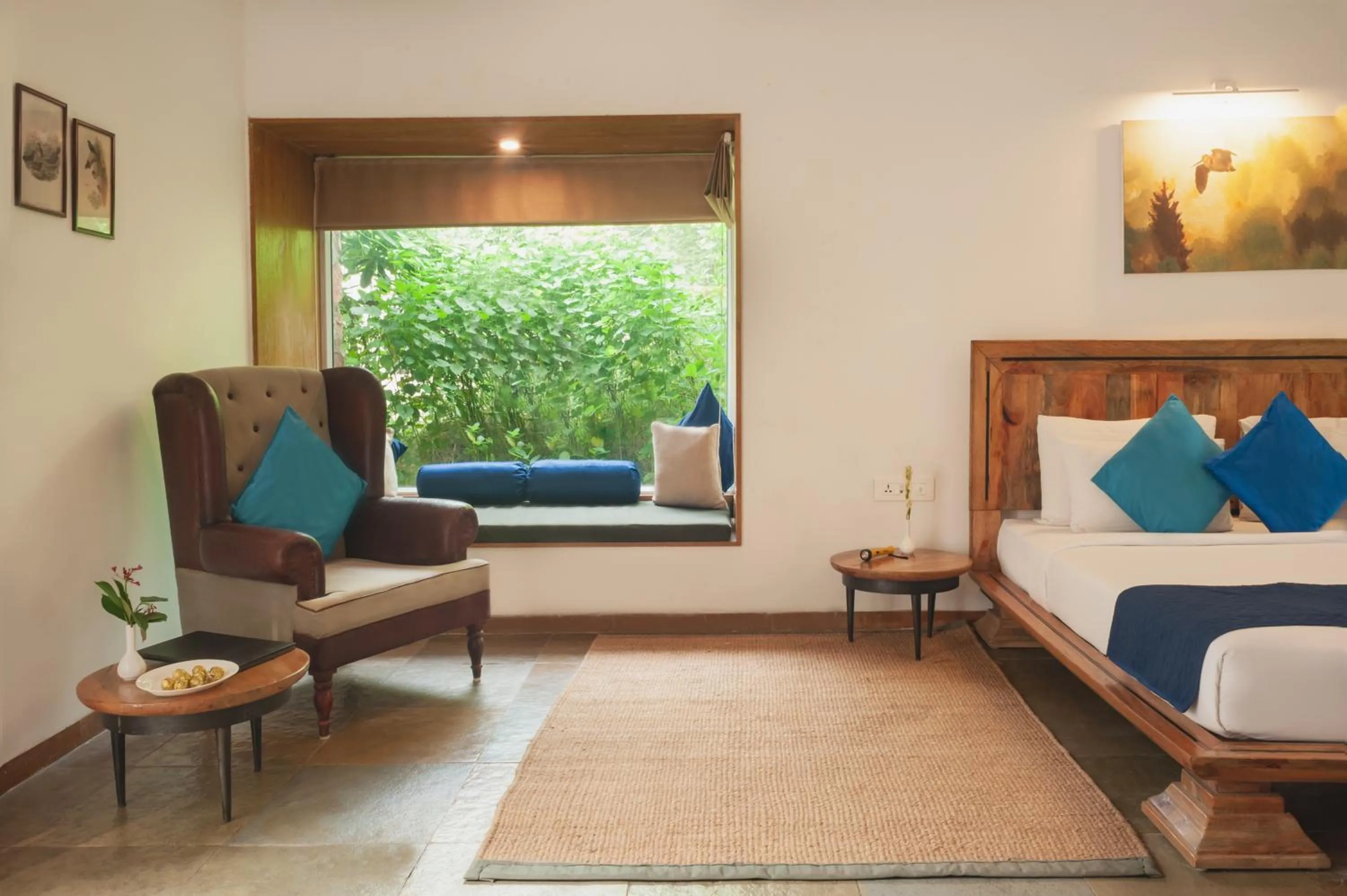 Bed in Trees N Tigers Luxury Wildlife Lodge