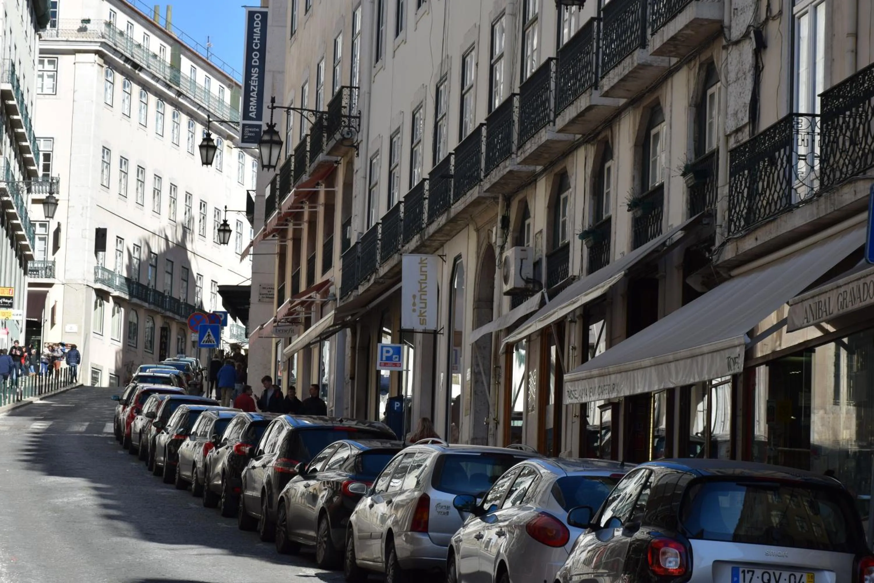 Street view in Dream Chiado Apartments