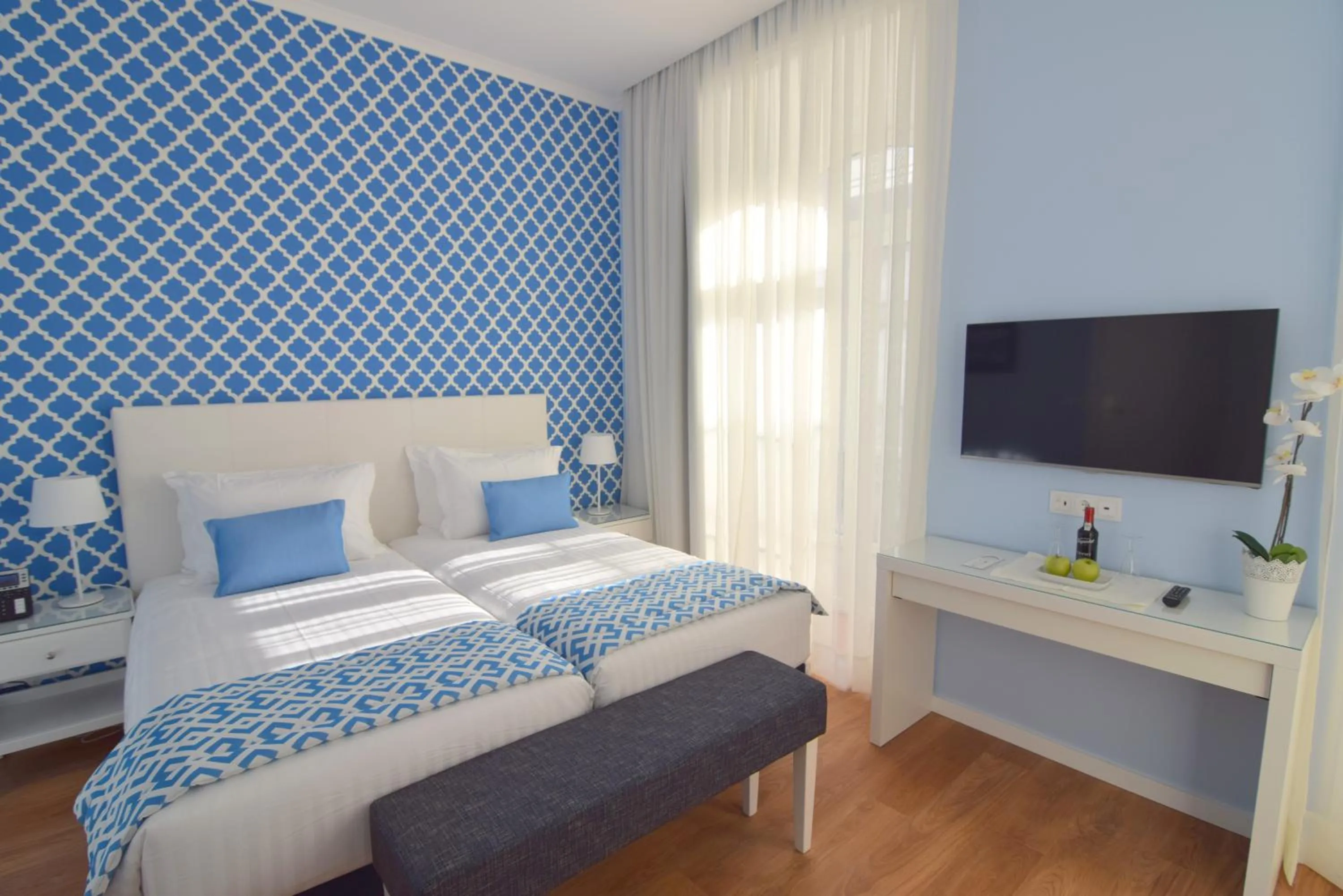 Decorative detail, Bed in Dream Chiado Apartments