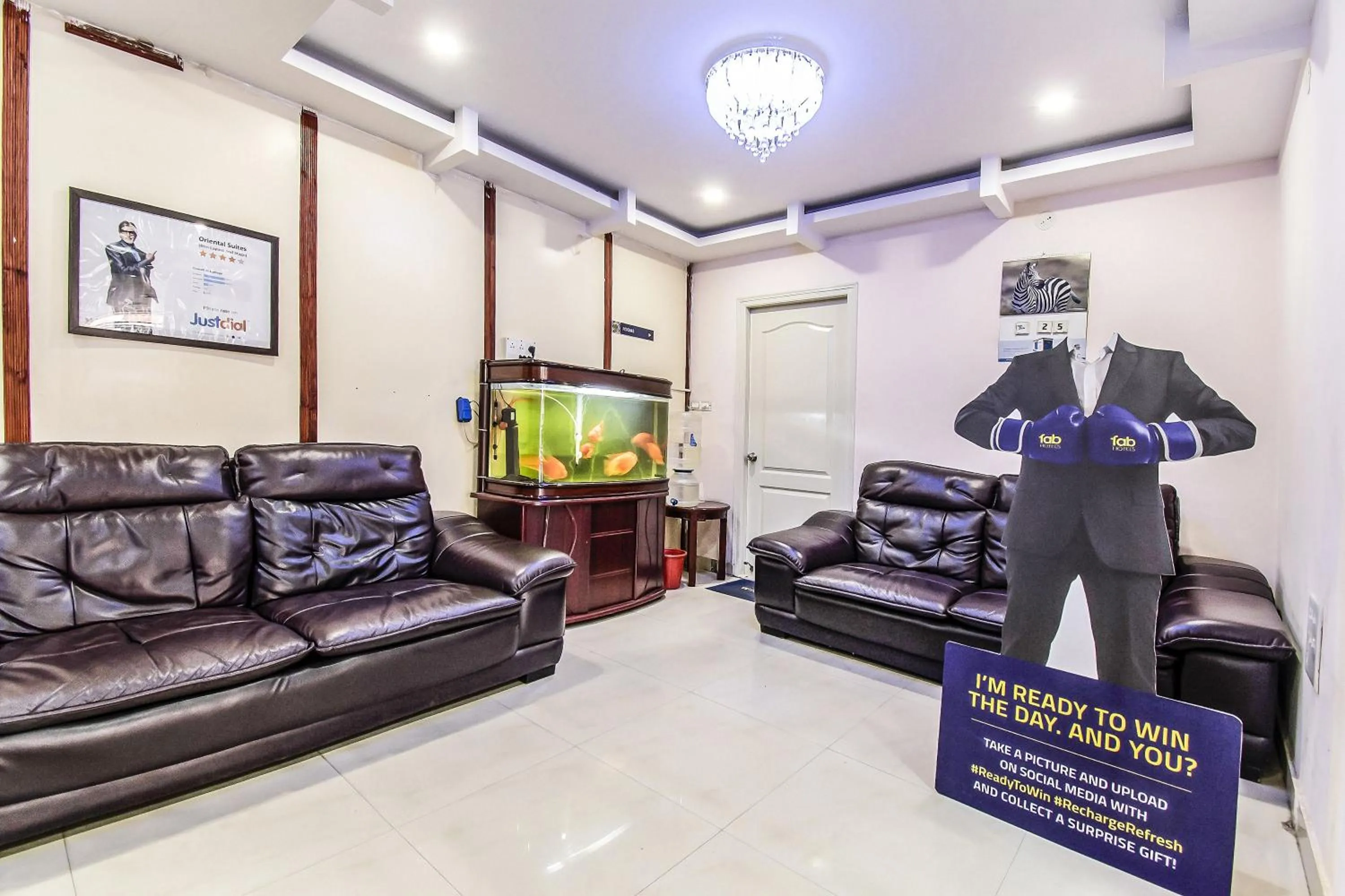 Lobby or reception in FabExpress Oriental Suites III - BTM Mico Layout