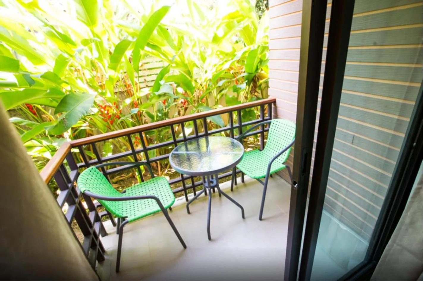 Balcony/Terrace in Banlanna Hotel Lampang