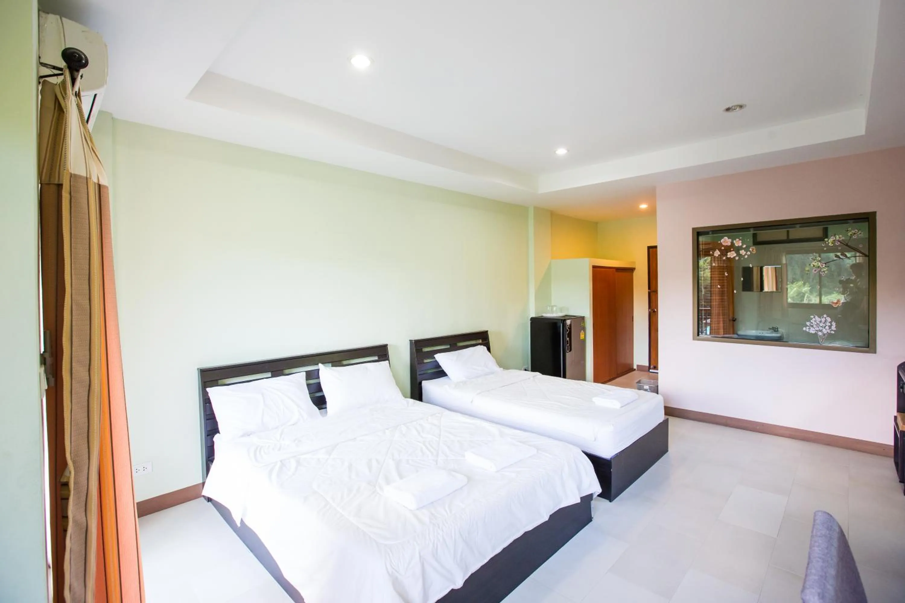 Bed in Banlanna Hotel Lampang
