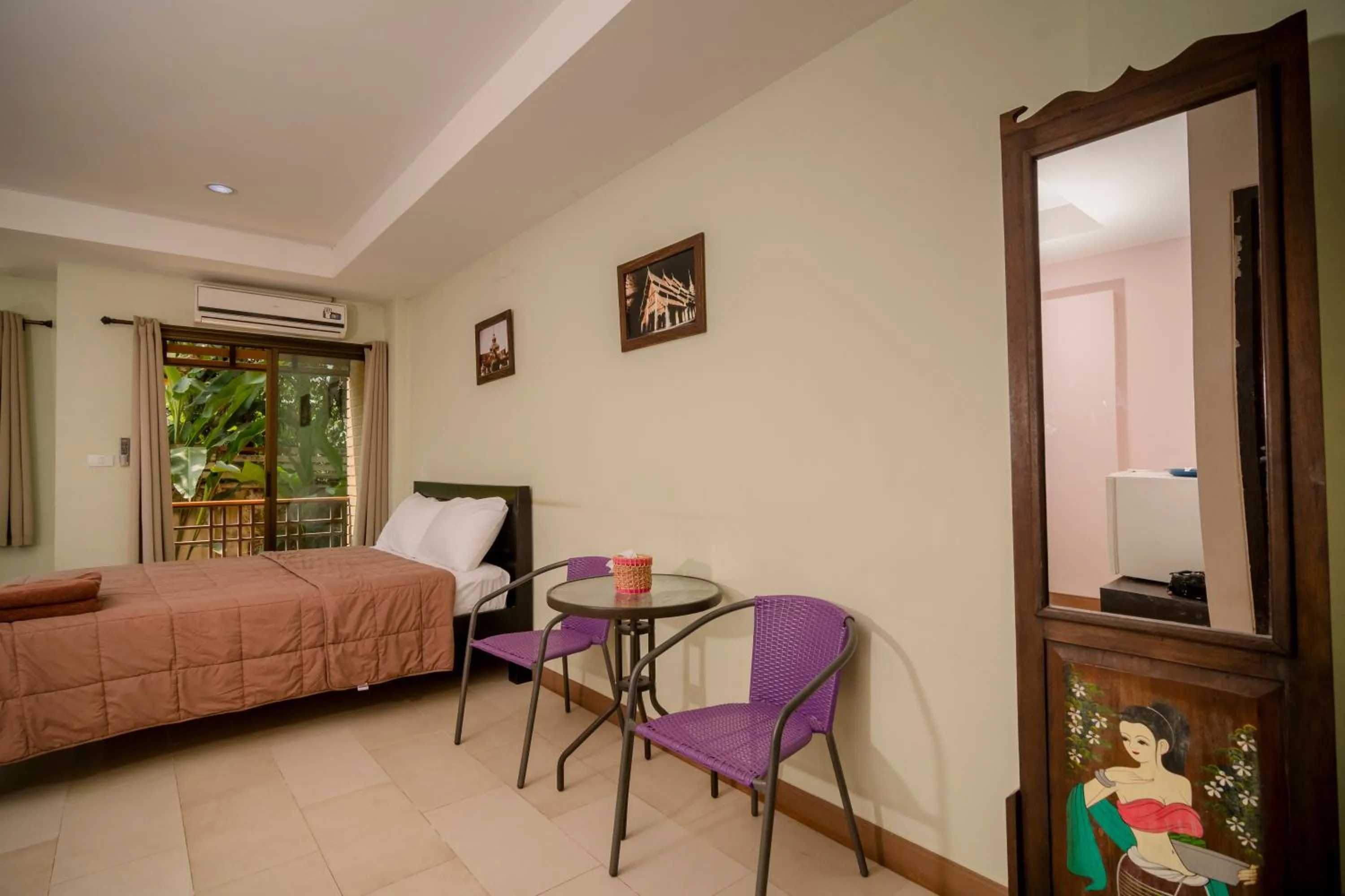 Bed in Banlanna Hotel Lampang