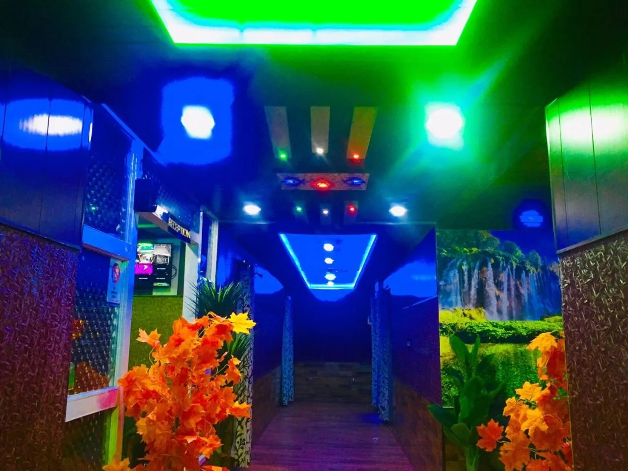 Evening entertainment in Pine View Resort