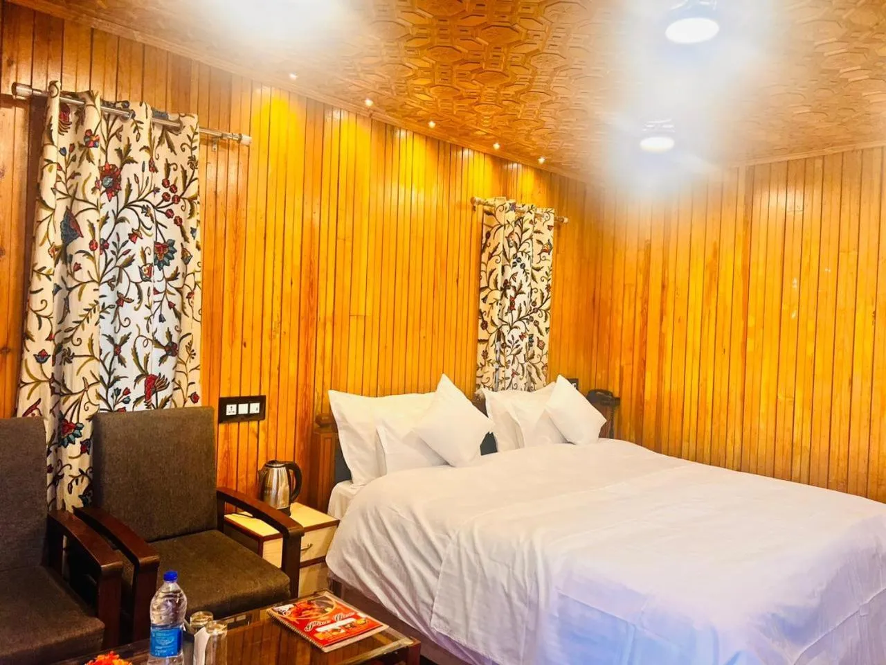 Bed in Pine View Resort