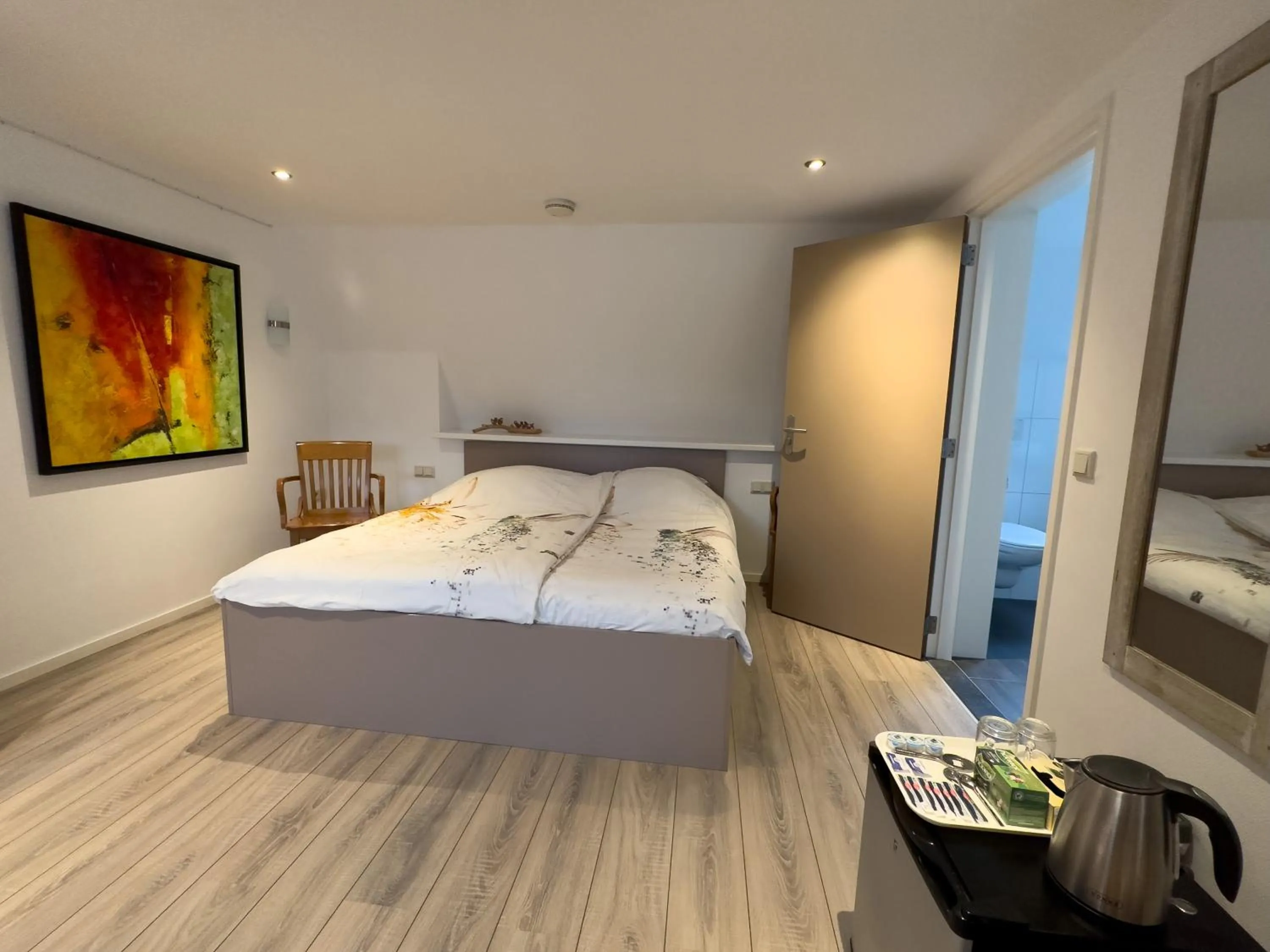 Bed in B&B De Groene Gast