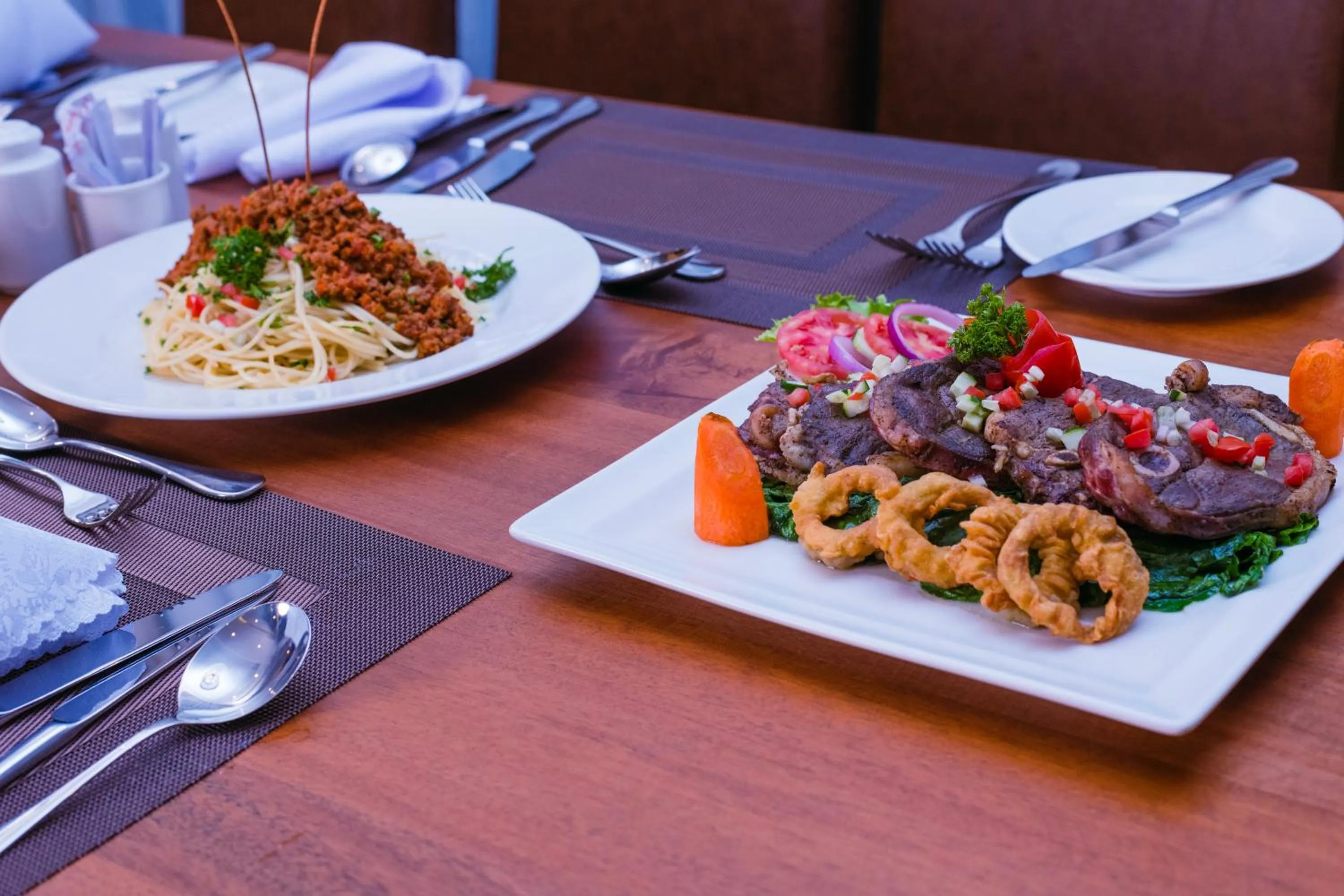 Lunch in Olive Gardens Hotel Nairobi