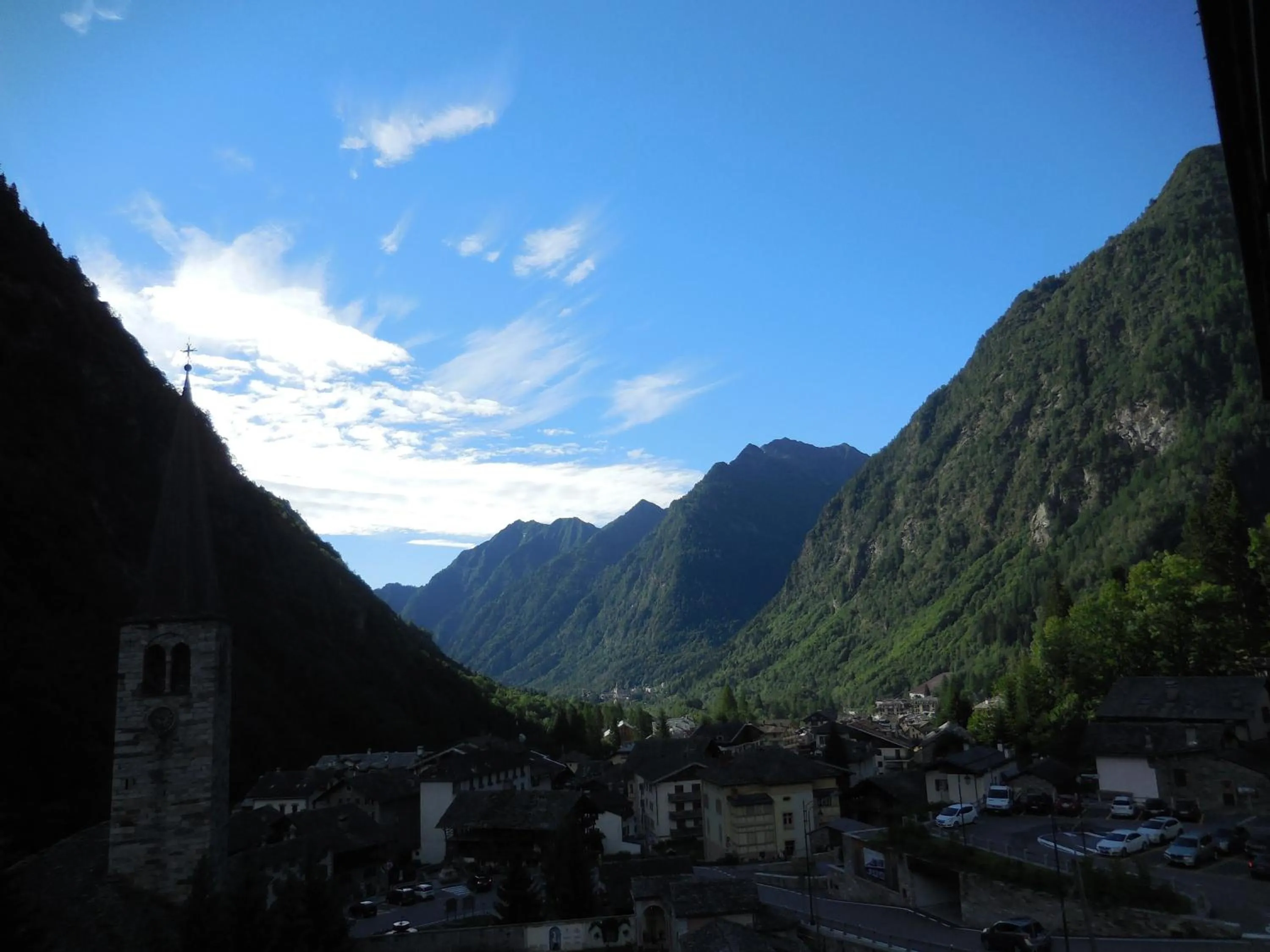 Mountain view in Pensione Genzianella