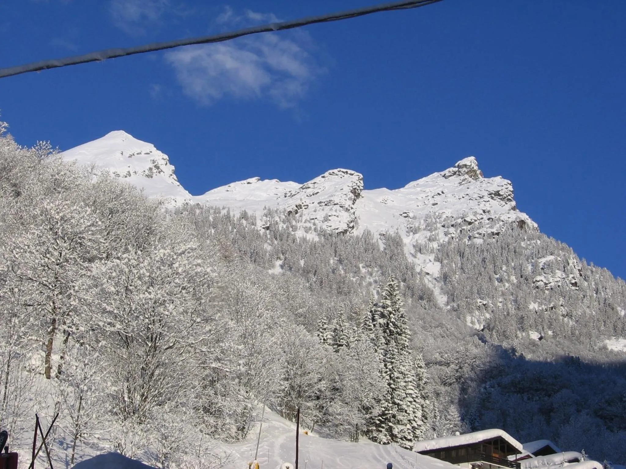 Mountain view in Pensione Genzianella
