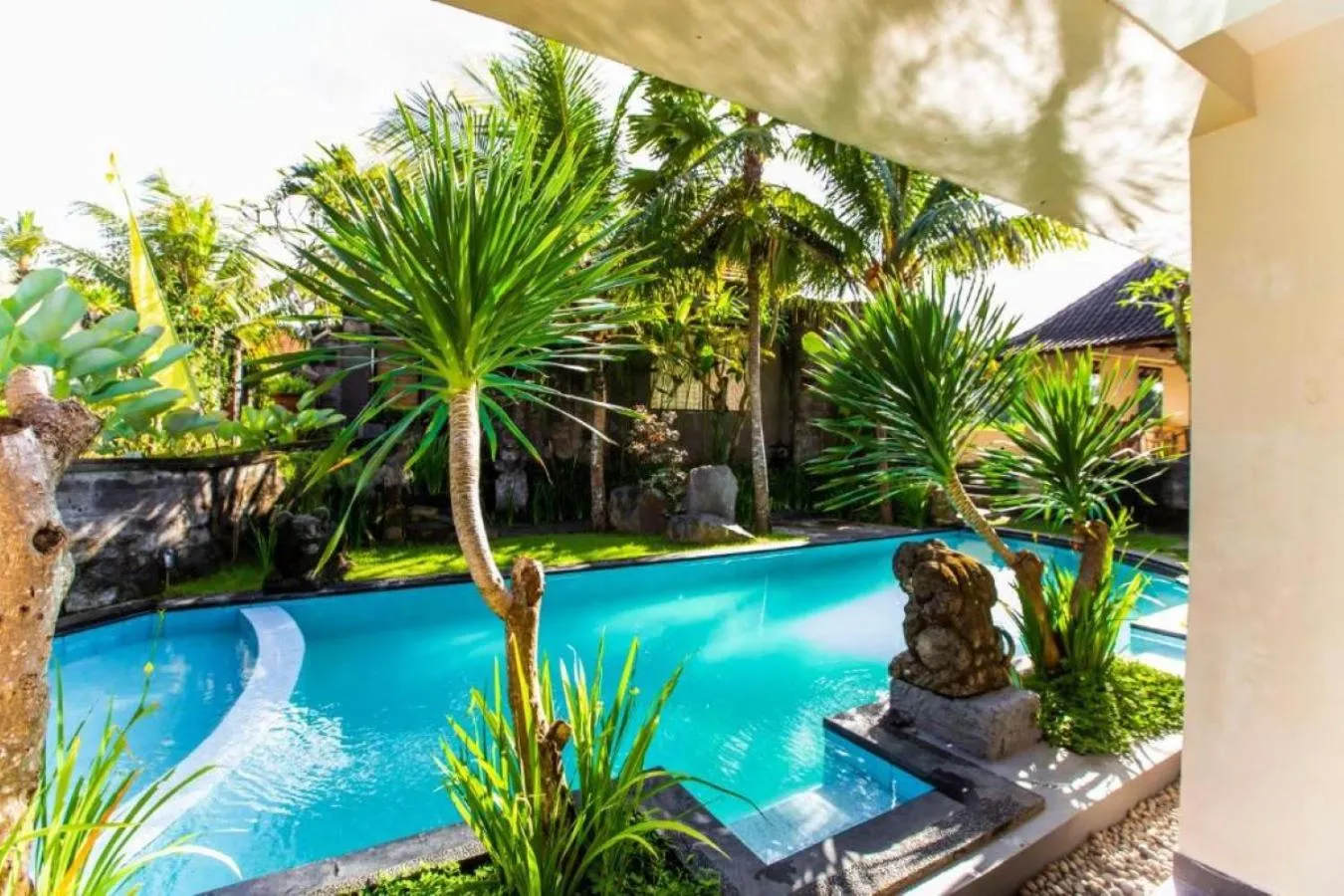 Pool view in Asri Sari Ubud Resort