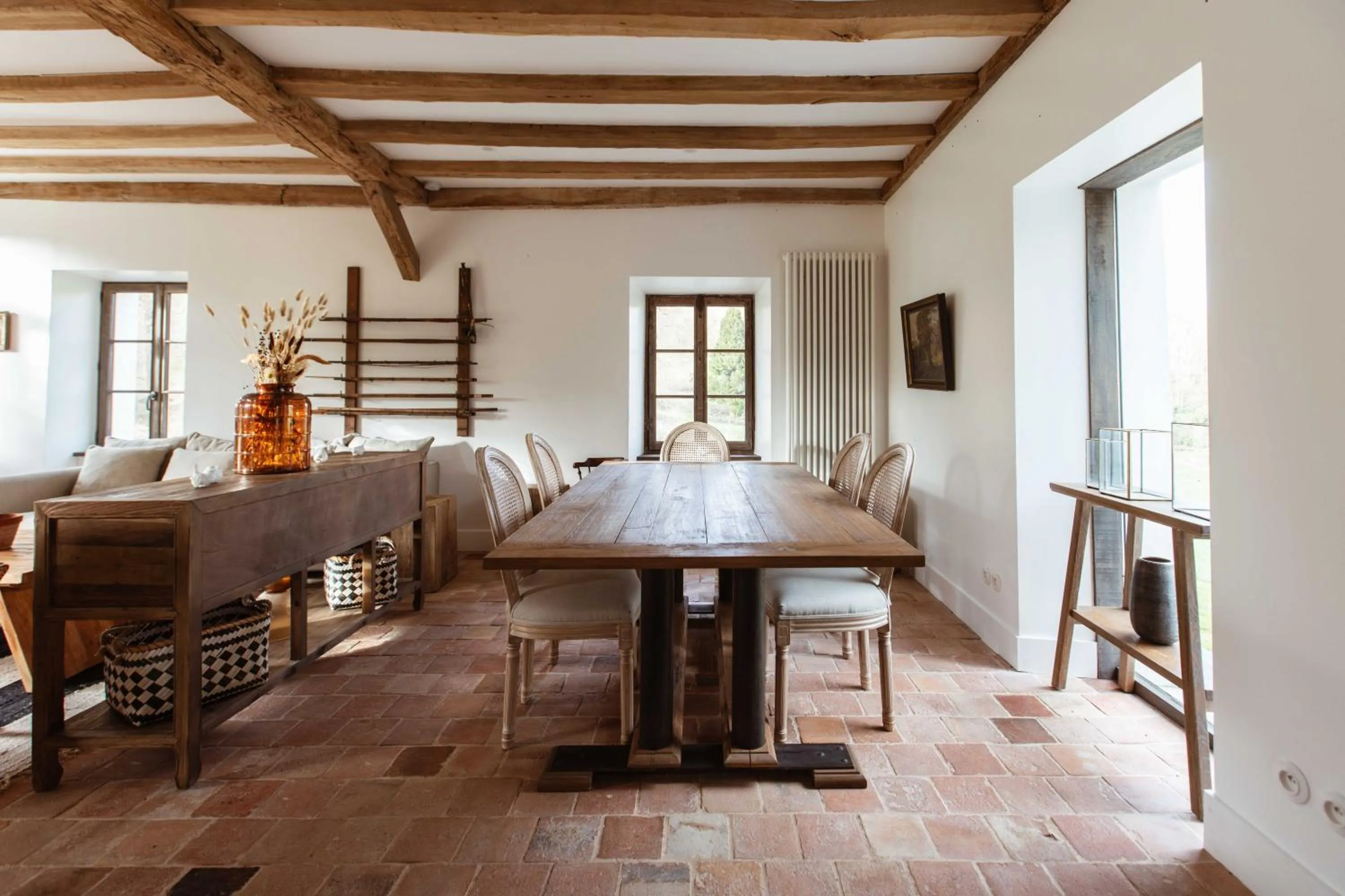 Living room in Château De La Bûcherie