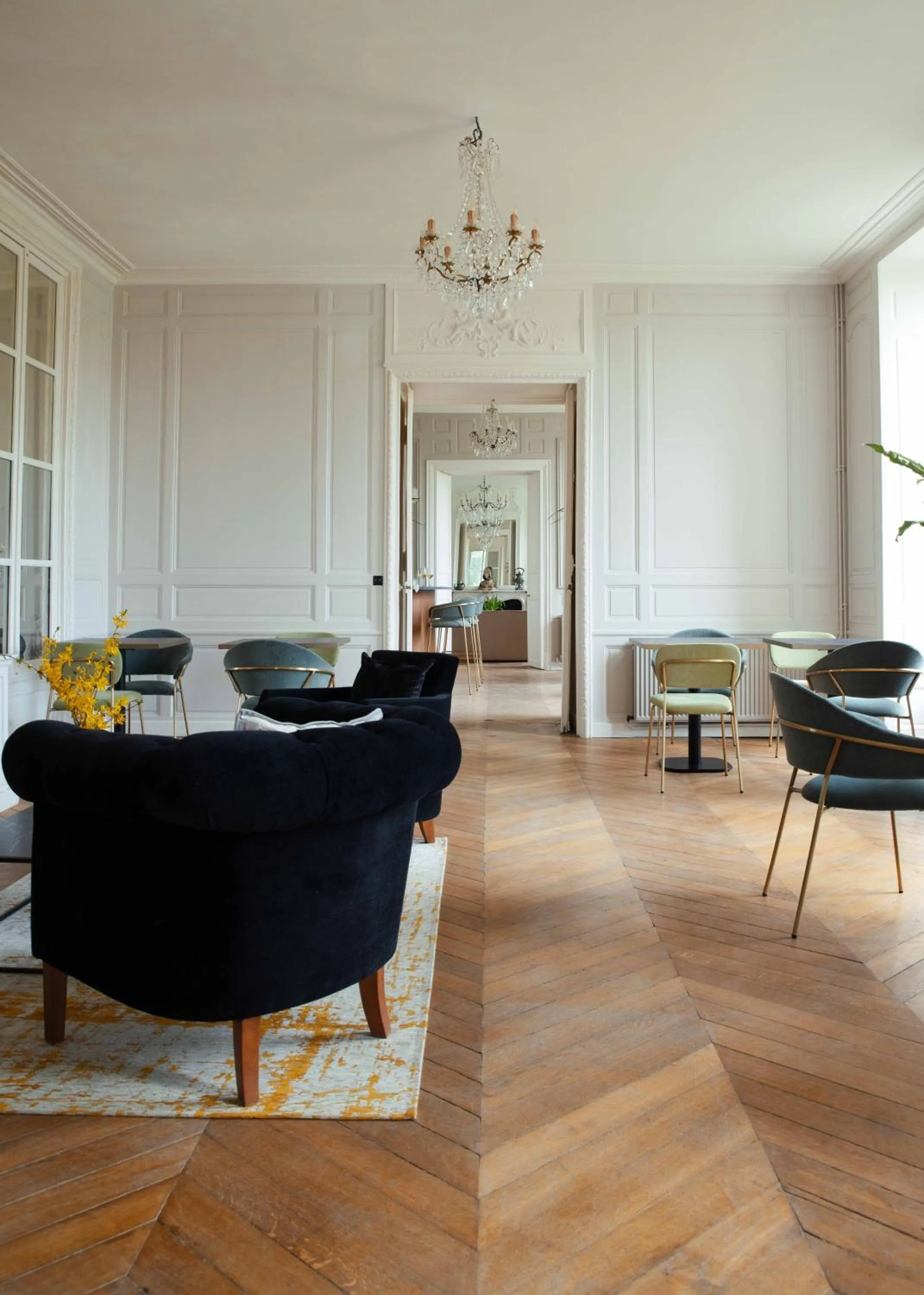 Living room in Château De La Bûcherie