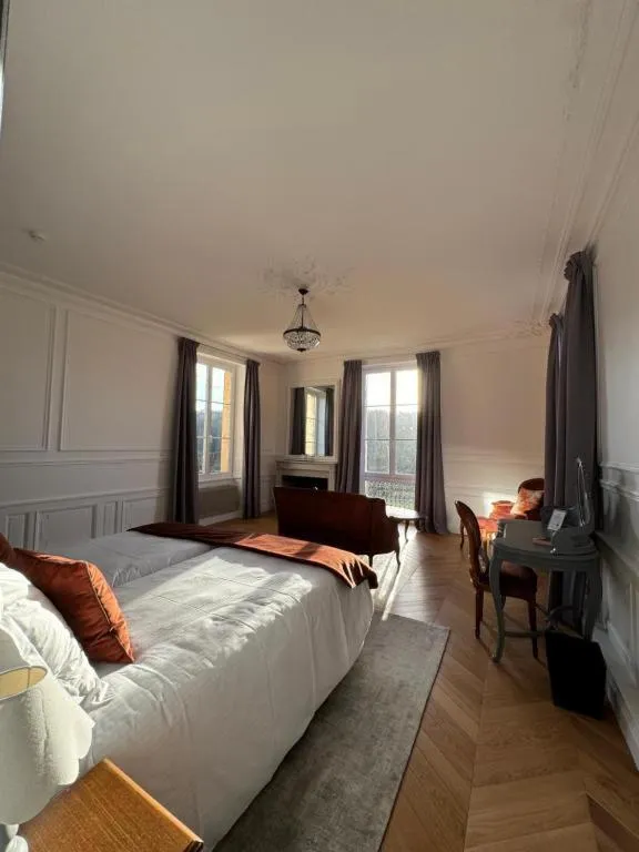 Bedroom, Bed in Château De La Bûcherie