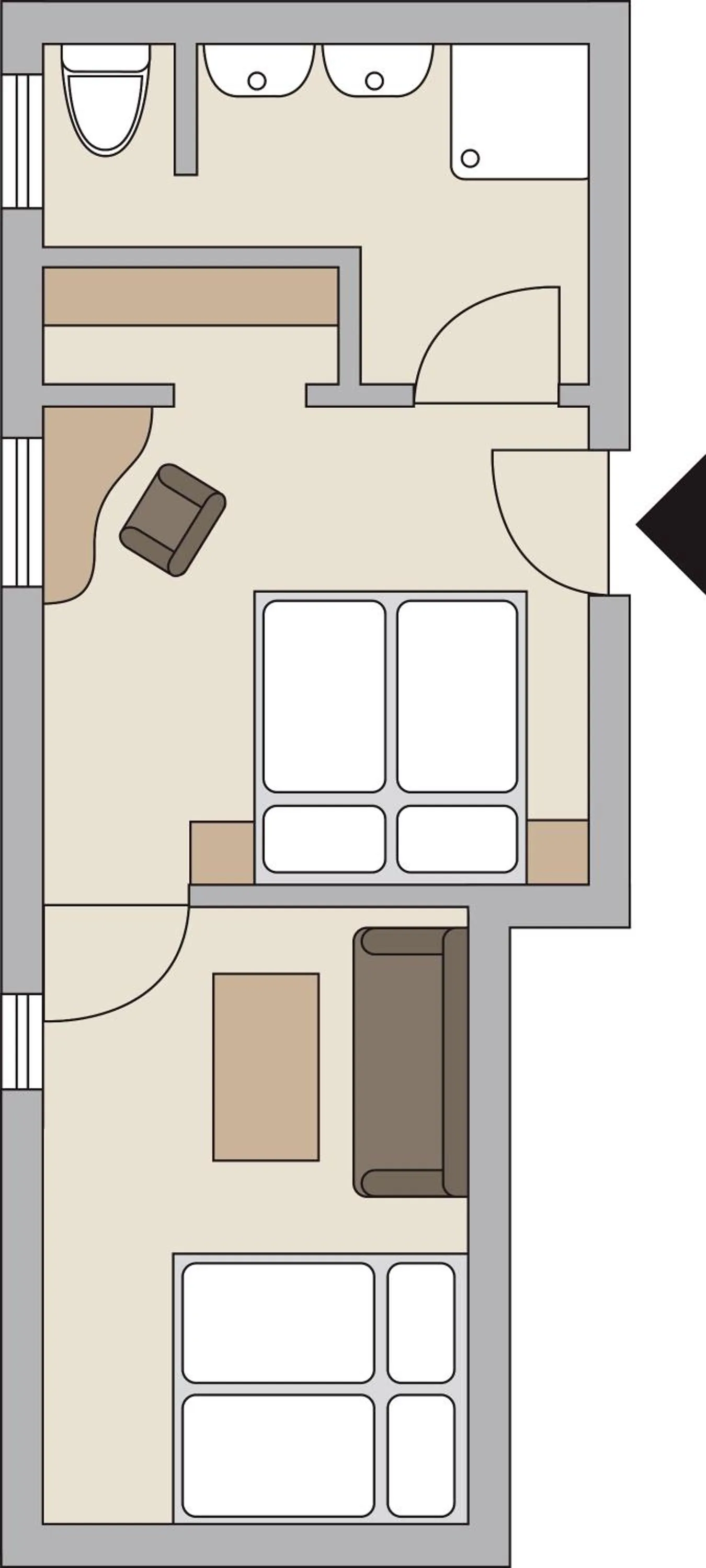 Bathroom in Gasthof Burkert