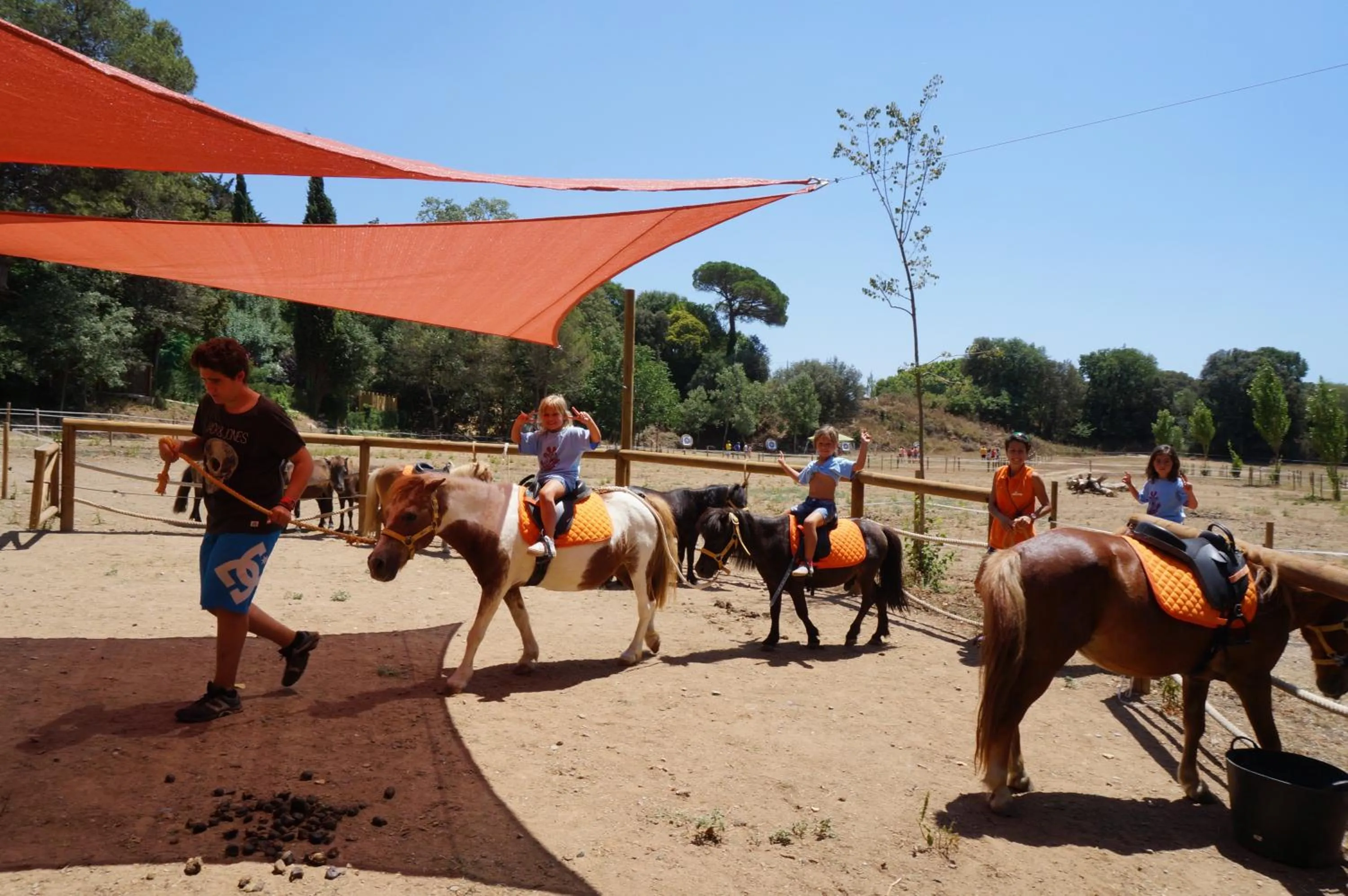 Horse-riding in Hotel Can Ribalta