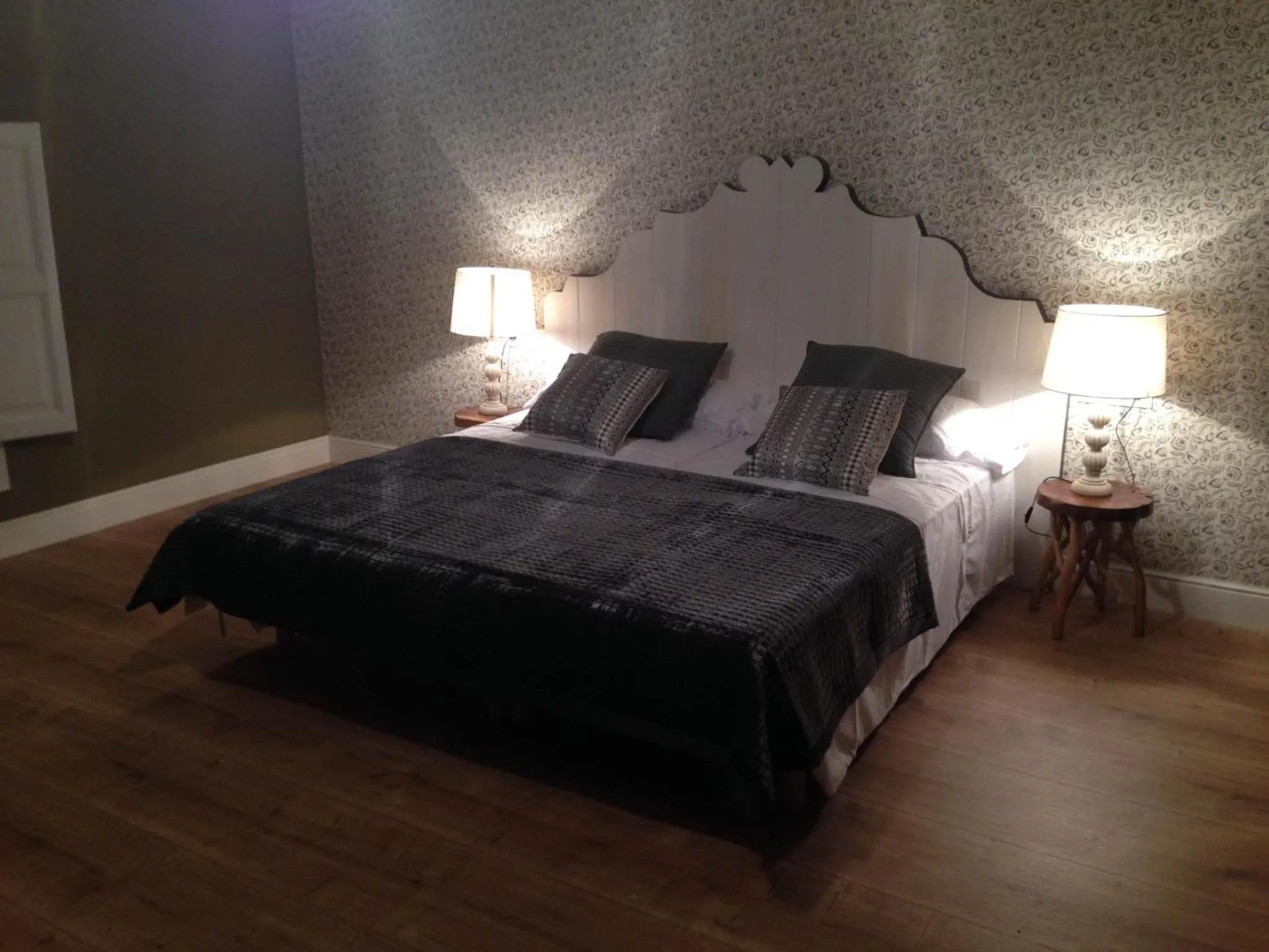 Bed in Hotel Can Ribalta