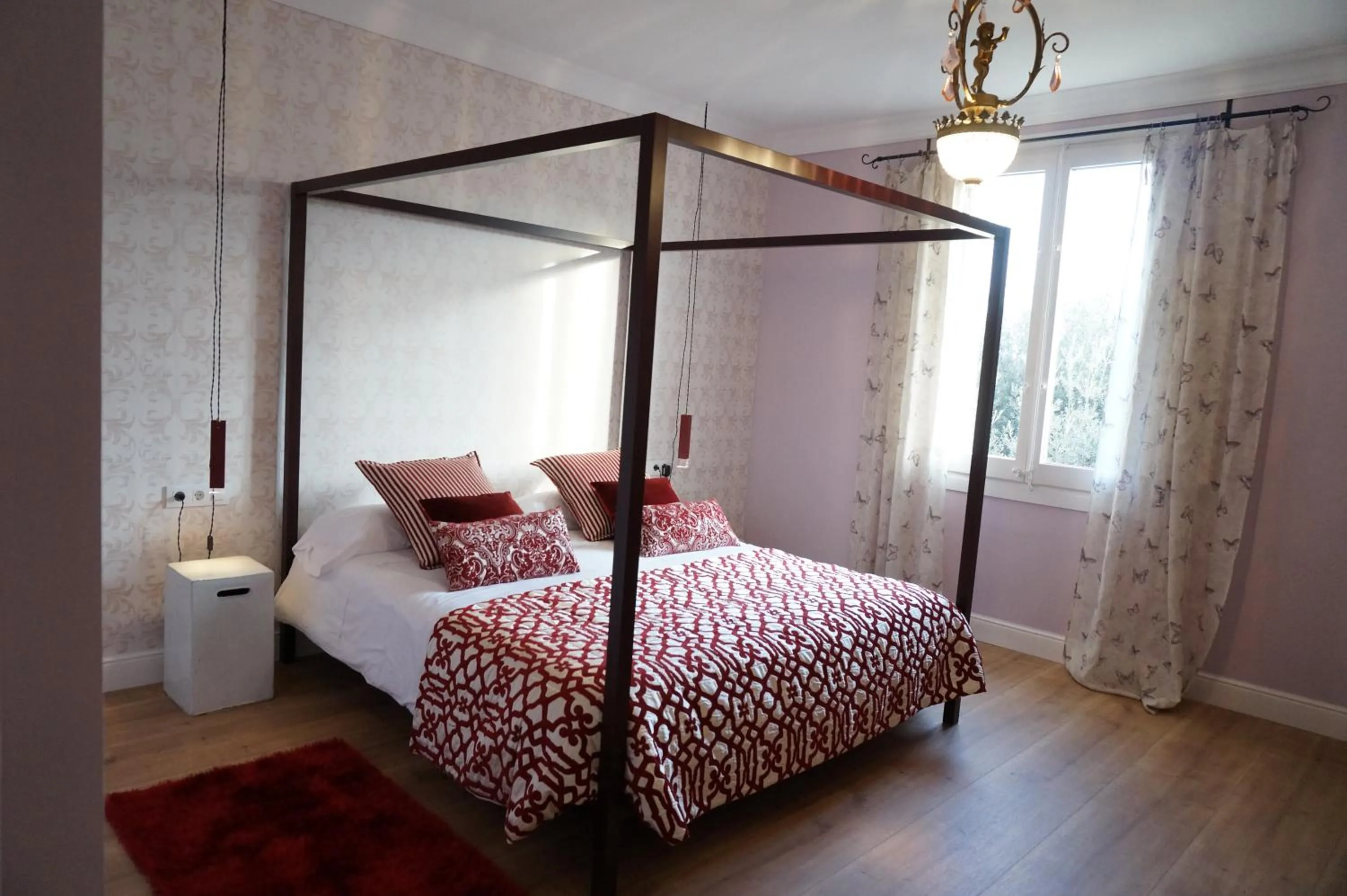 Bed in Hotel Can Ribalta