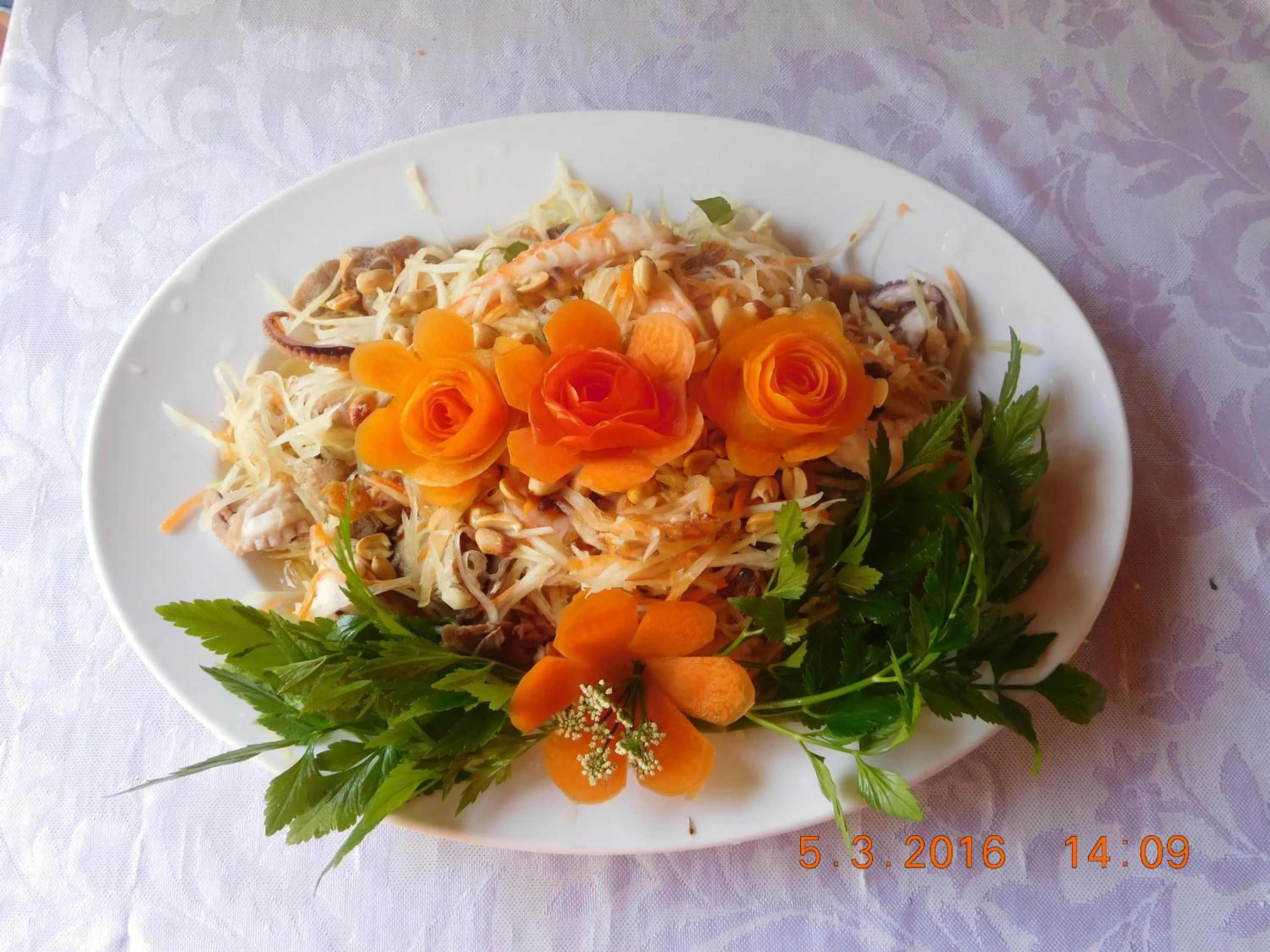 Food close-up in Mekong Ecolodge Bungalow