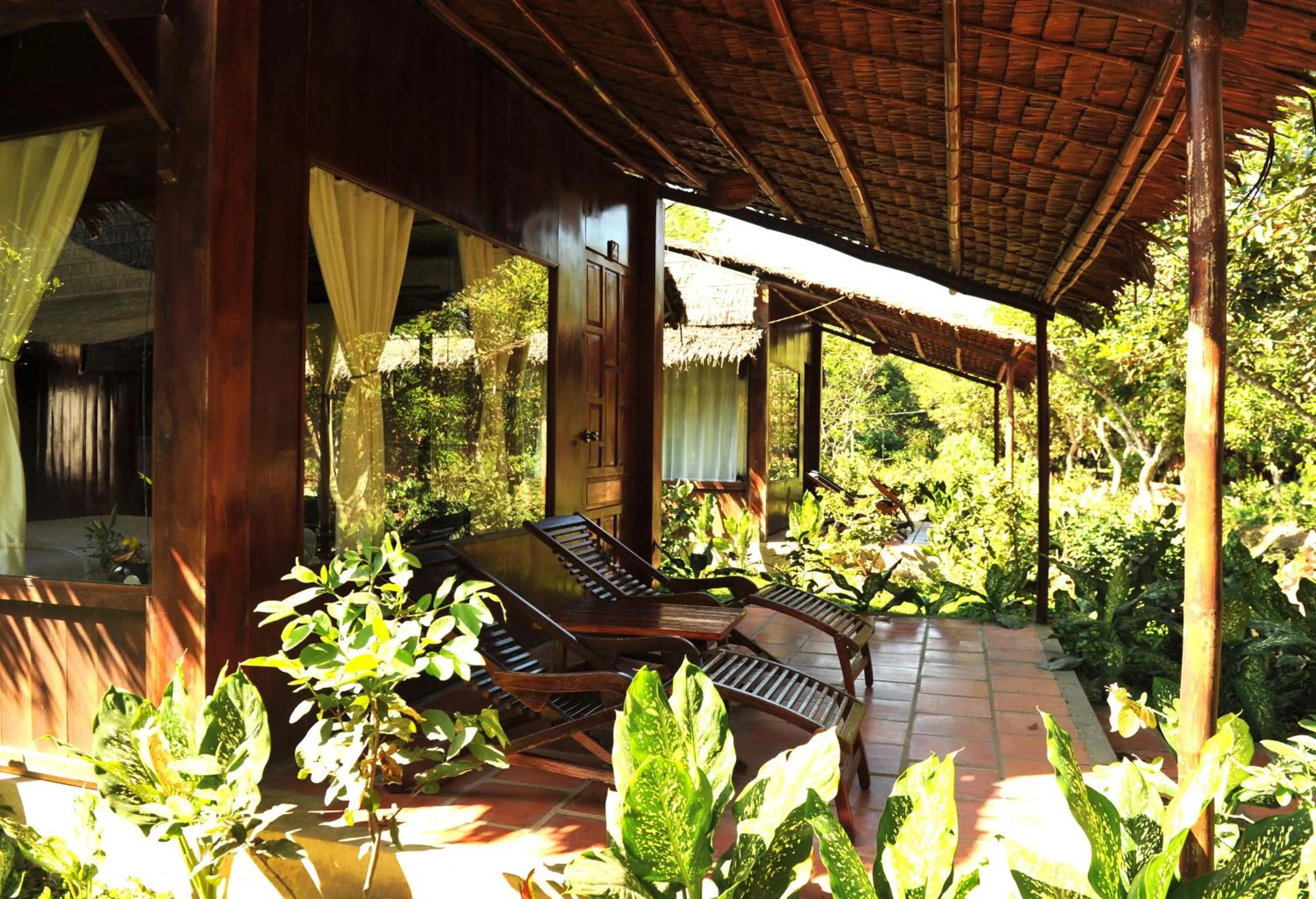 Decorative detail in Mekong Ecolodge Bungalow