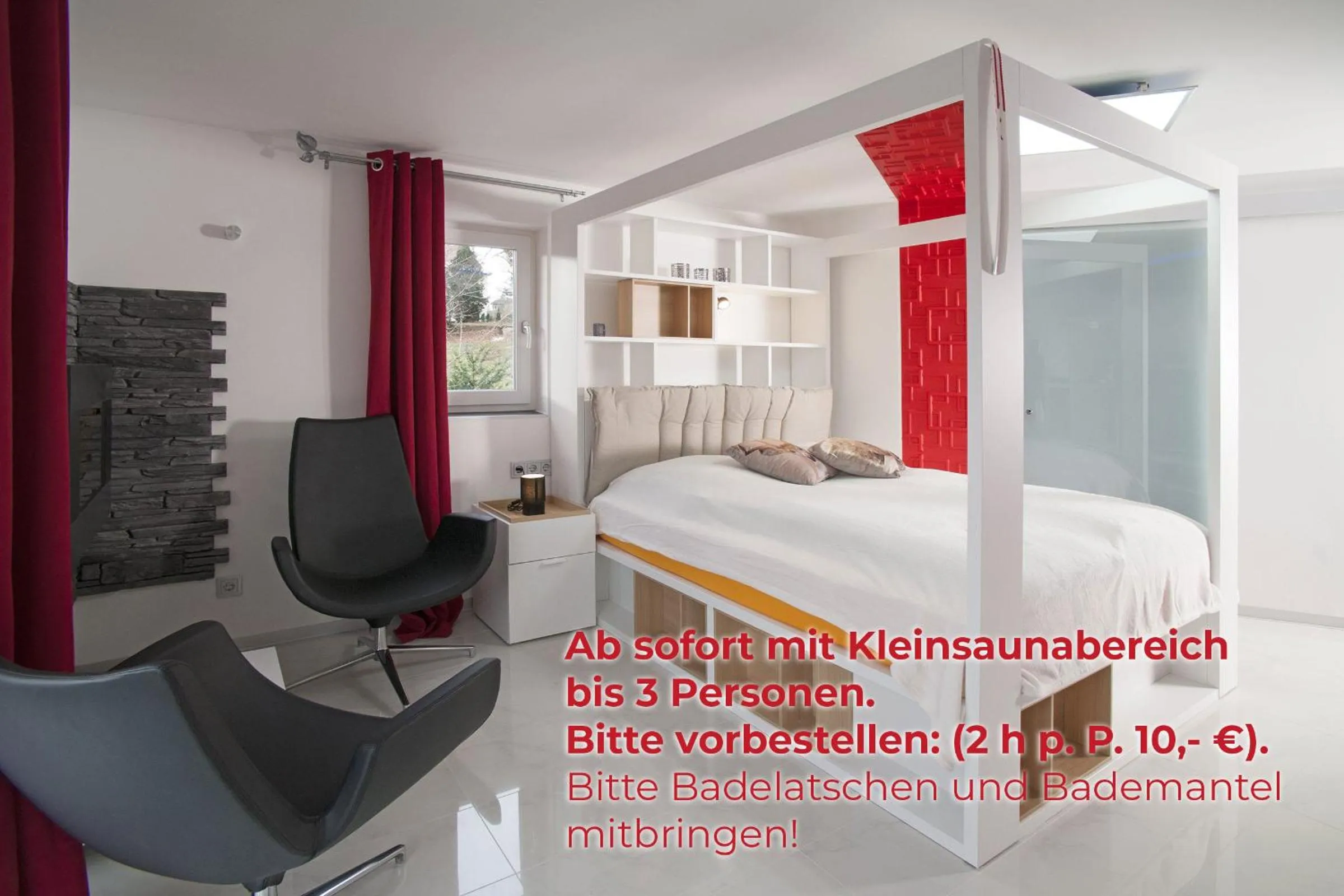 Bed in Designpension Idyll Nr2 Hotel Garni