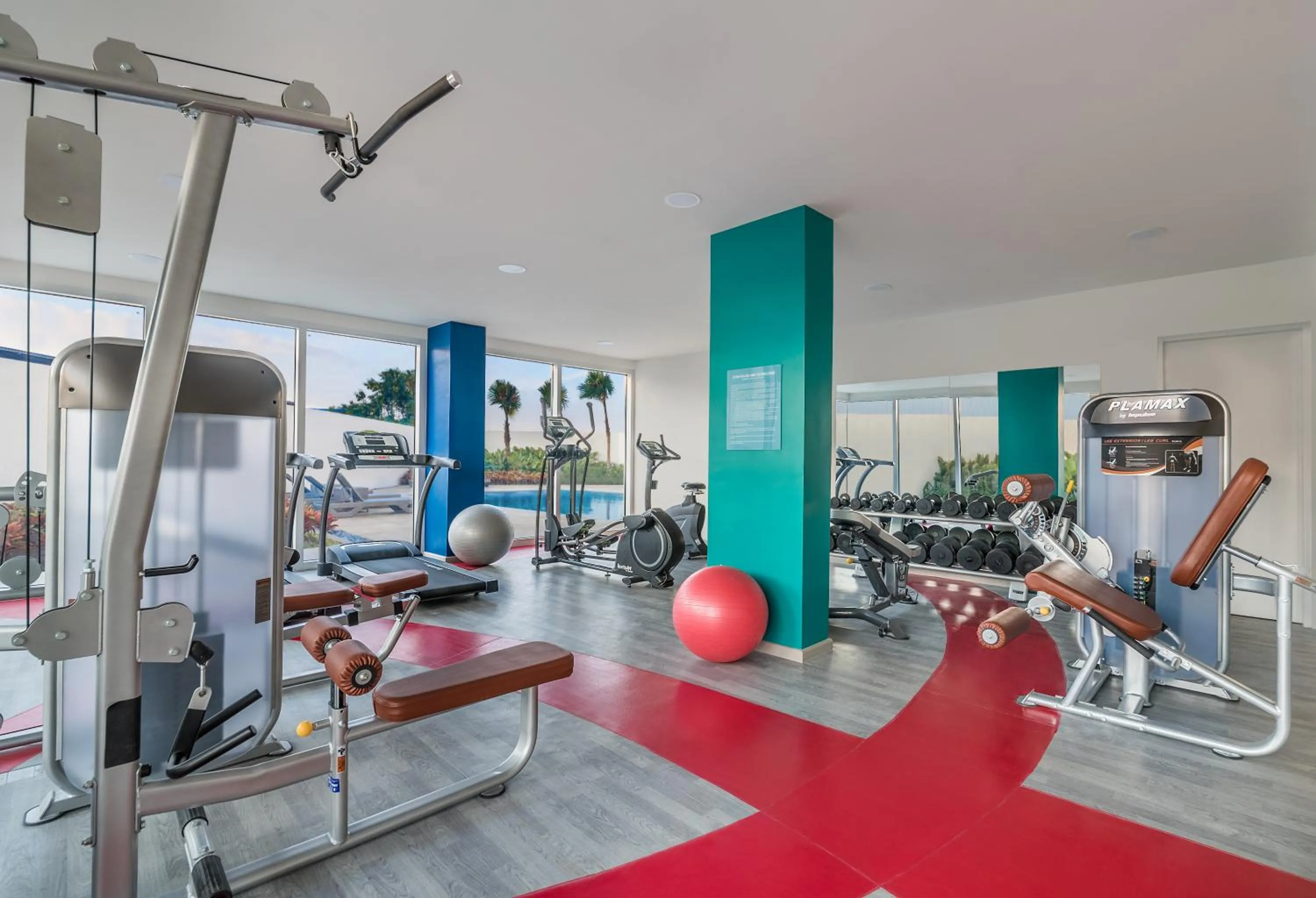 Fitness centre/facilities in Park Inn By Radisson Clark