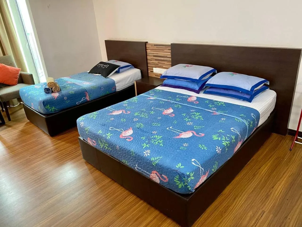 Bed in Cyber Studio Apartment