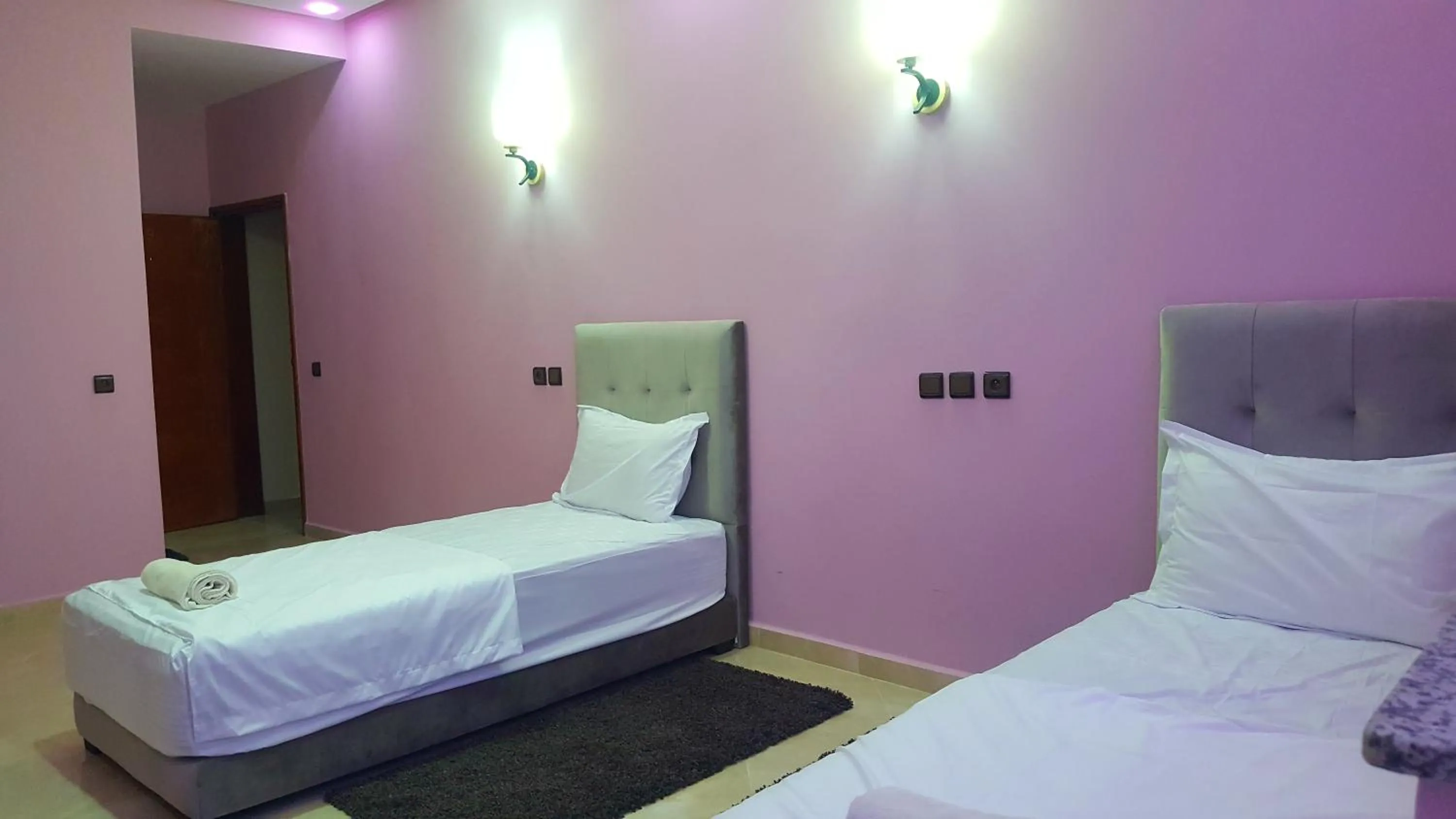 Bedroom, Bed in Hôtel Ajil Cascades D'ouzoud