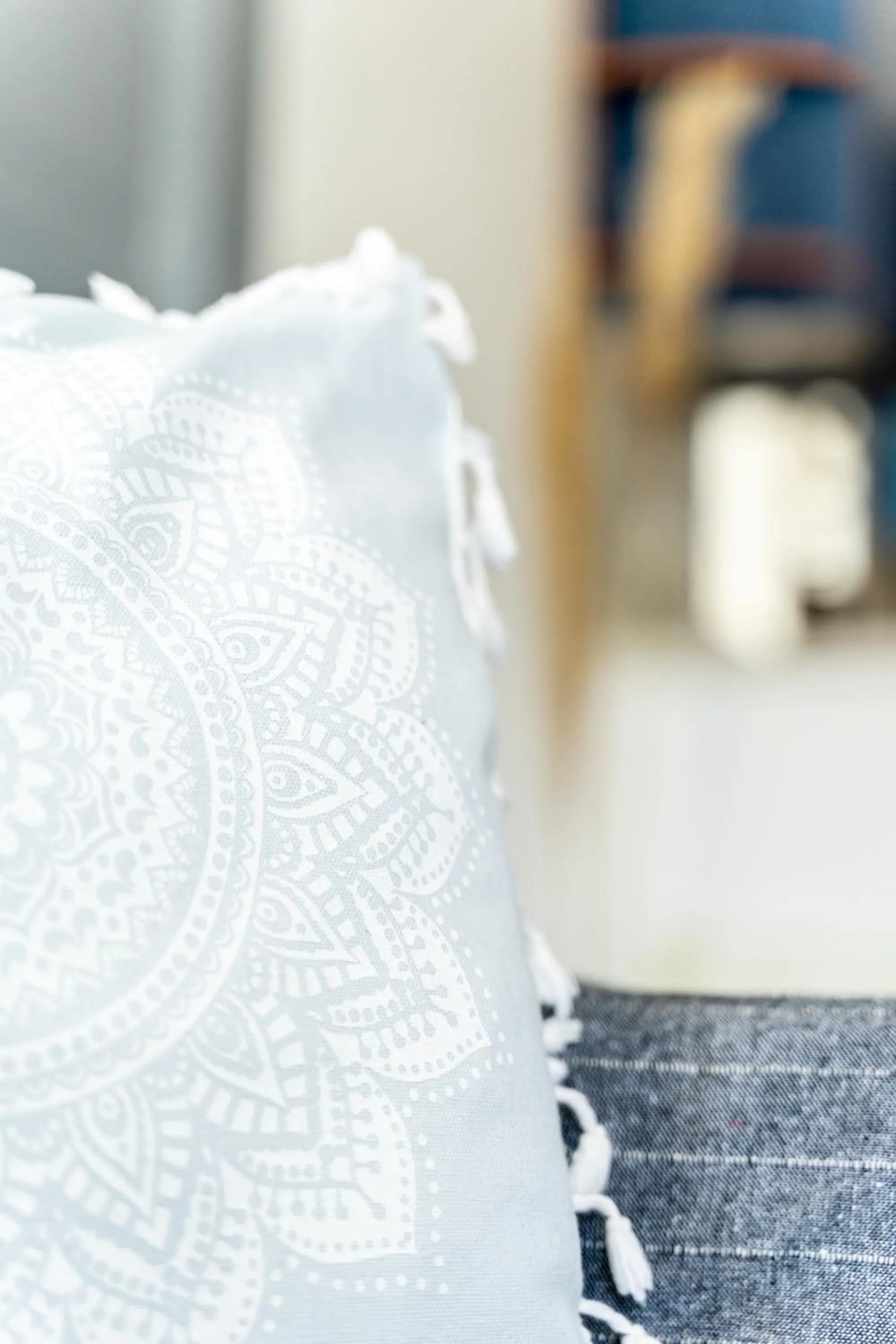 Decorative detail, Bed in Ampelos Executive Houses