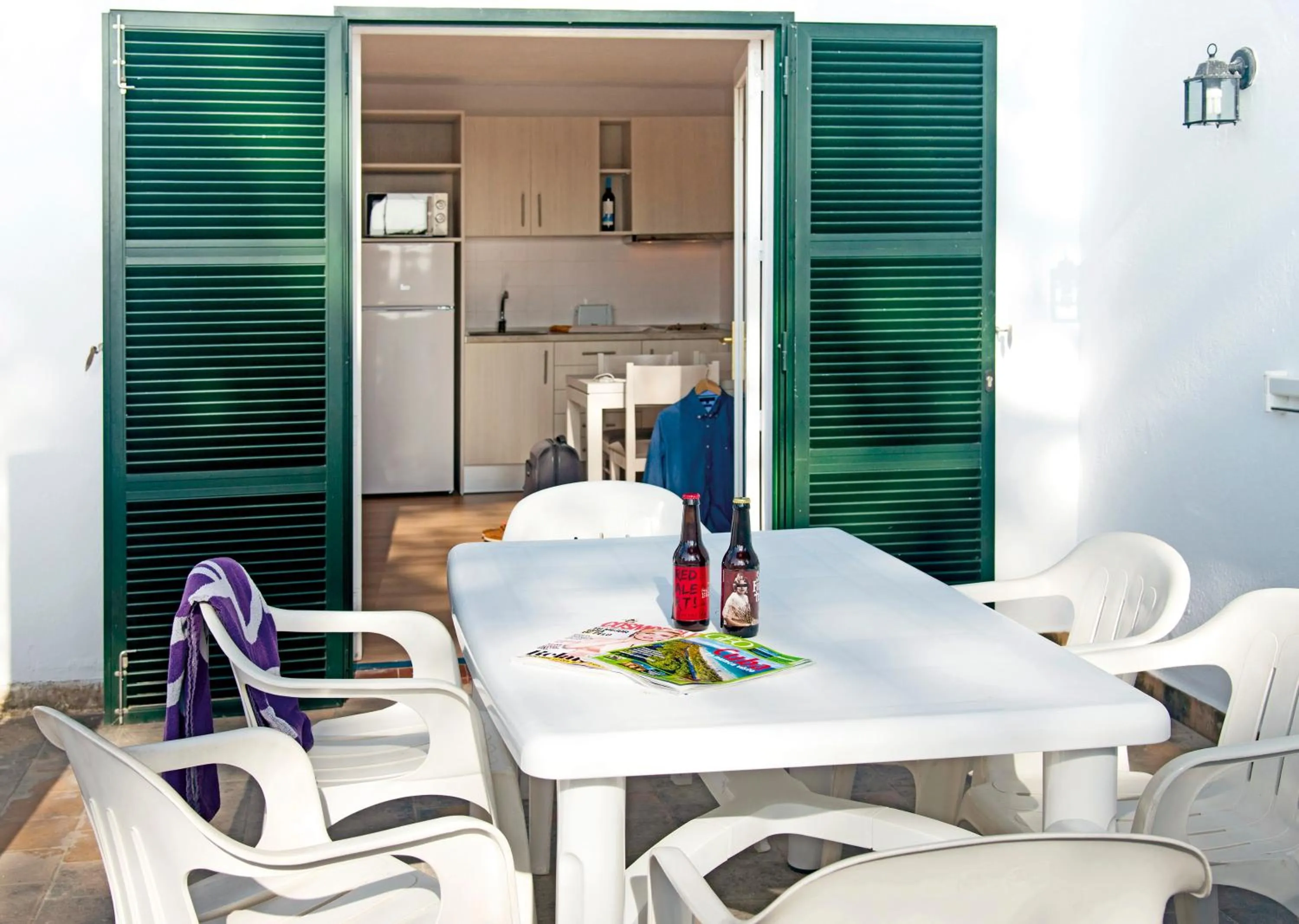 Patio in Apartamentos Cala Blanca