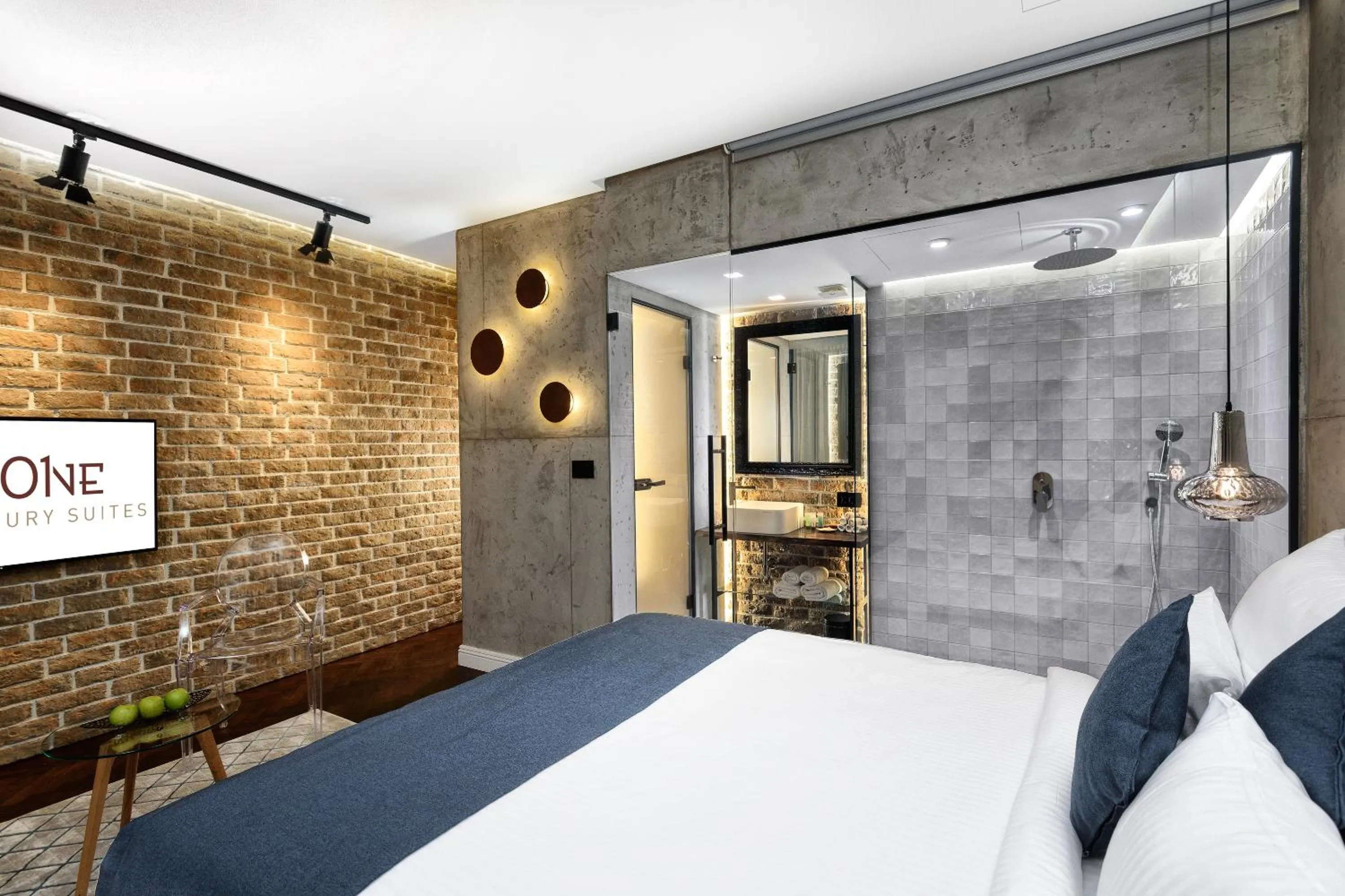 Shower, Bed in One Luxury Suites