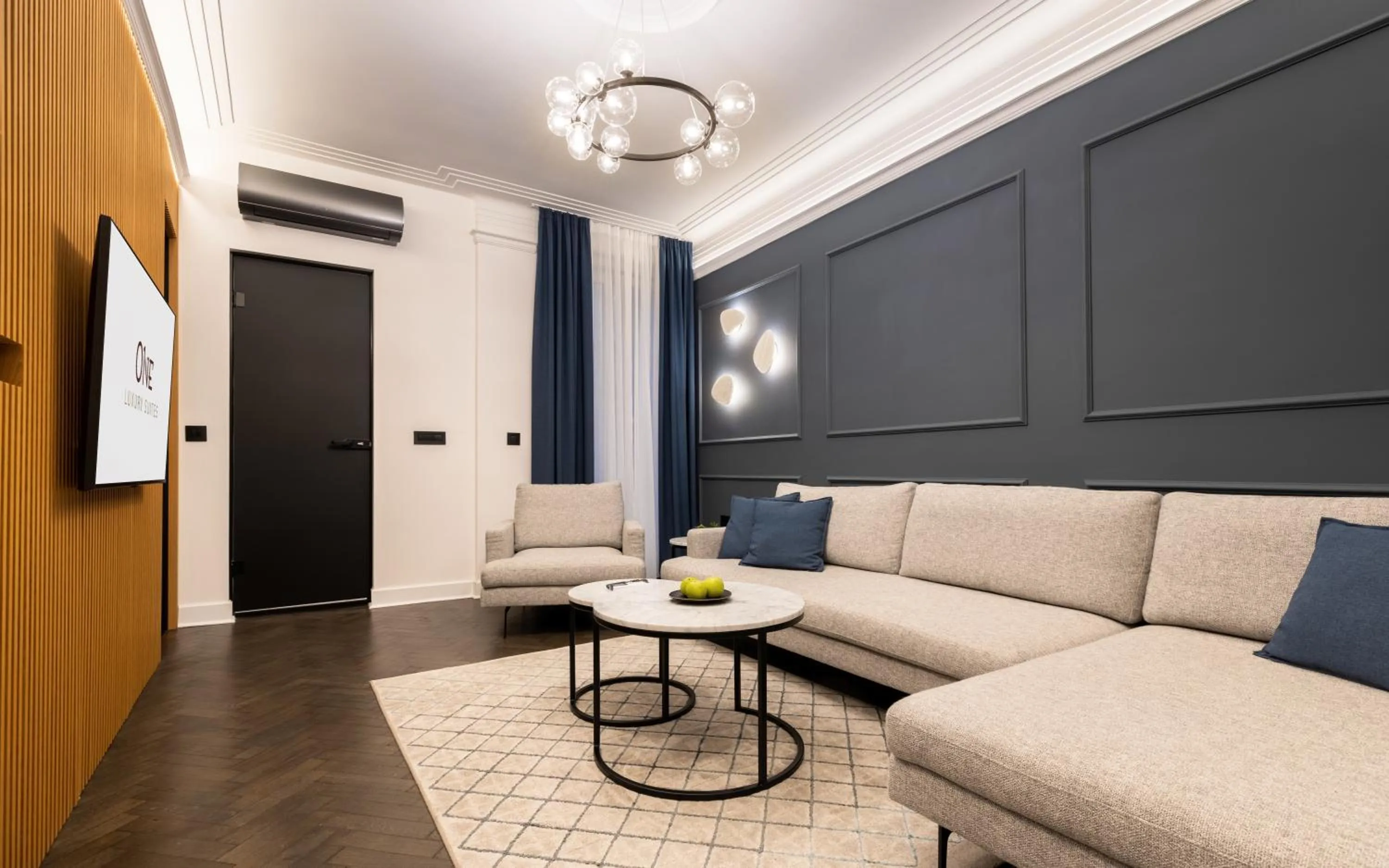 Living room in One Luxury Suites