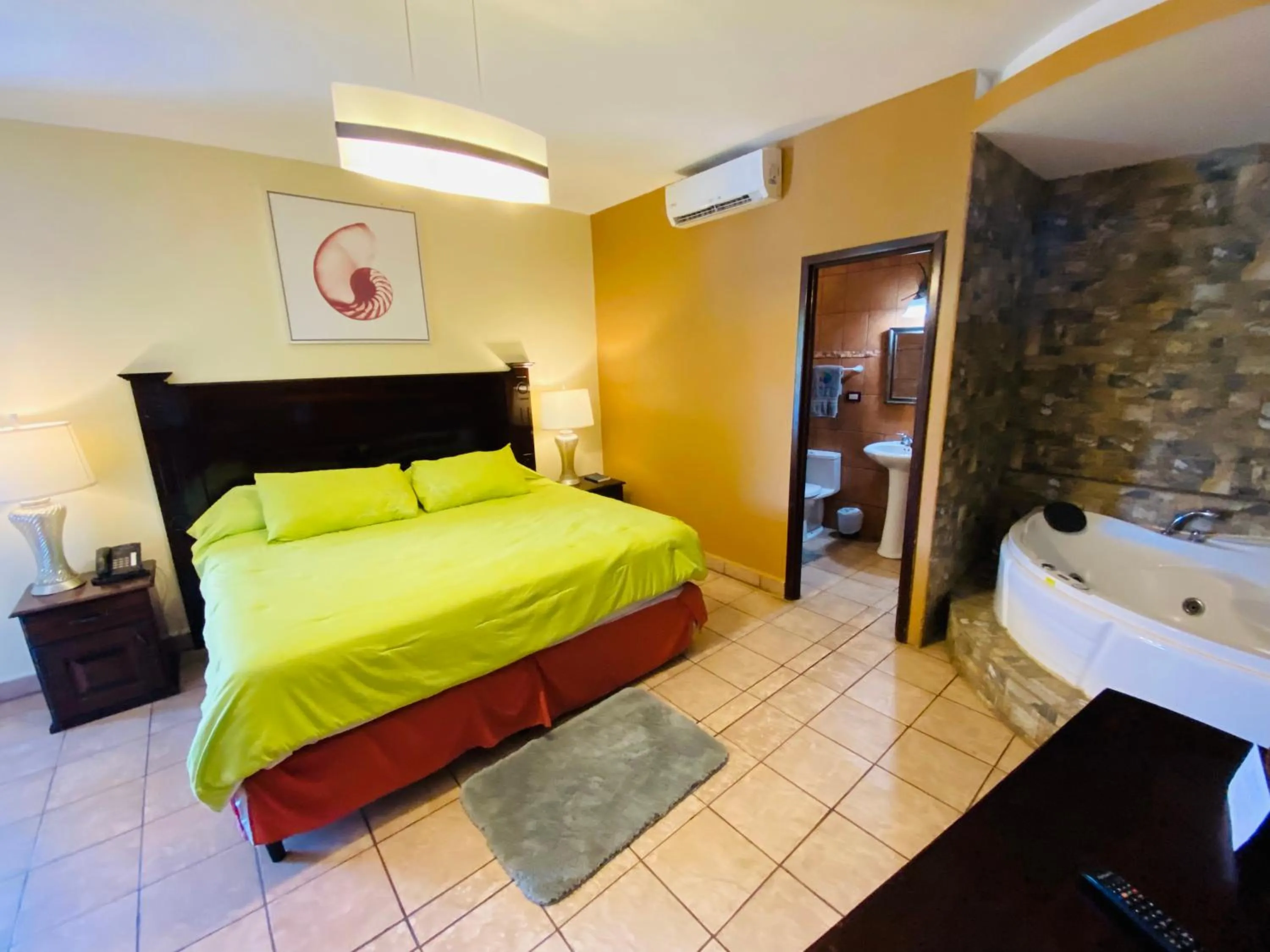 Bed in Hotel Puerto Libre