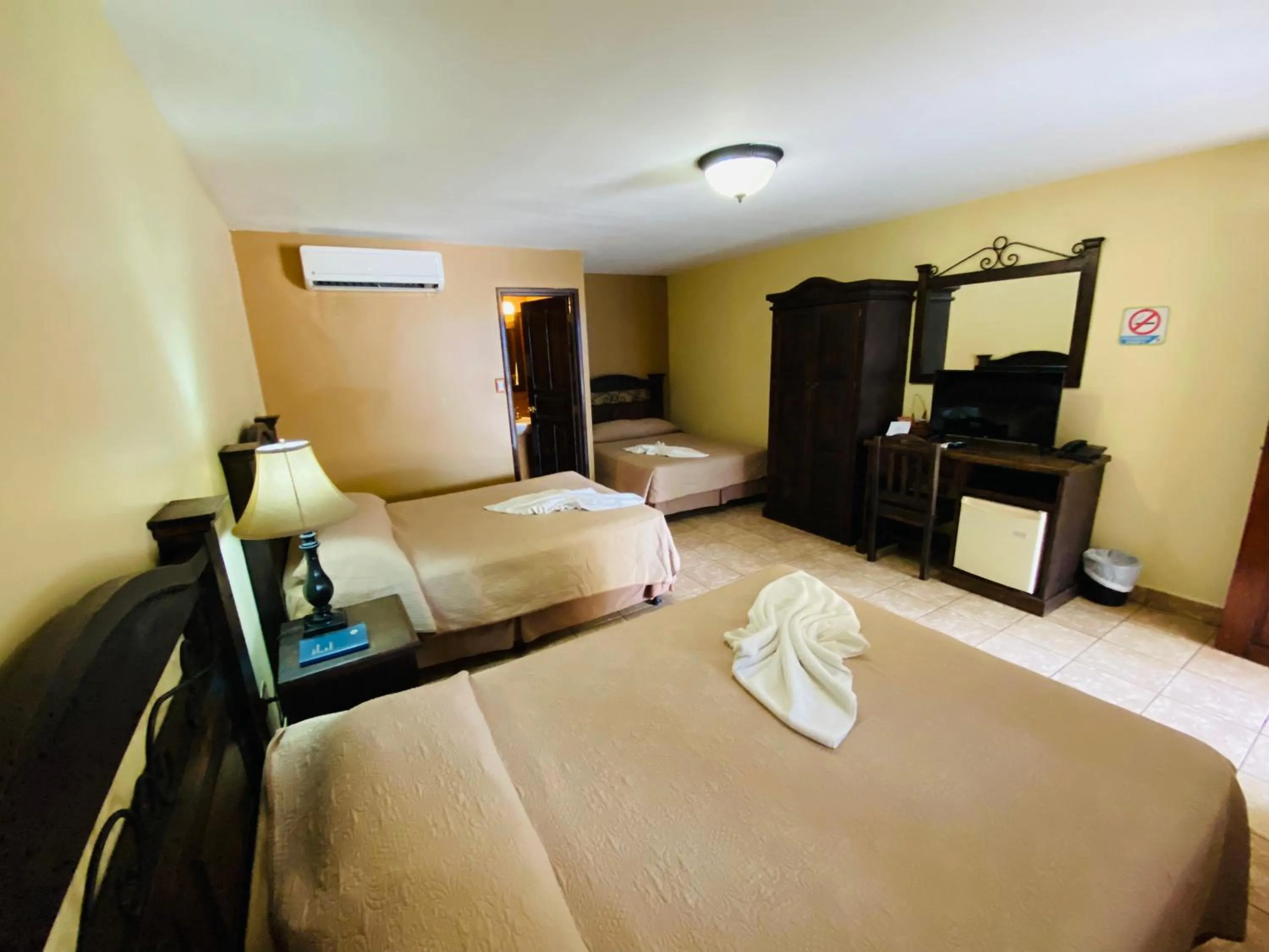 Bed in Hotel Puerto Libre