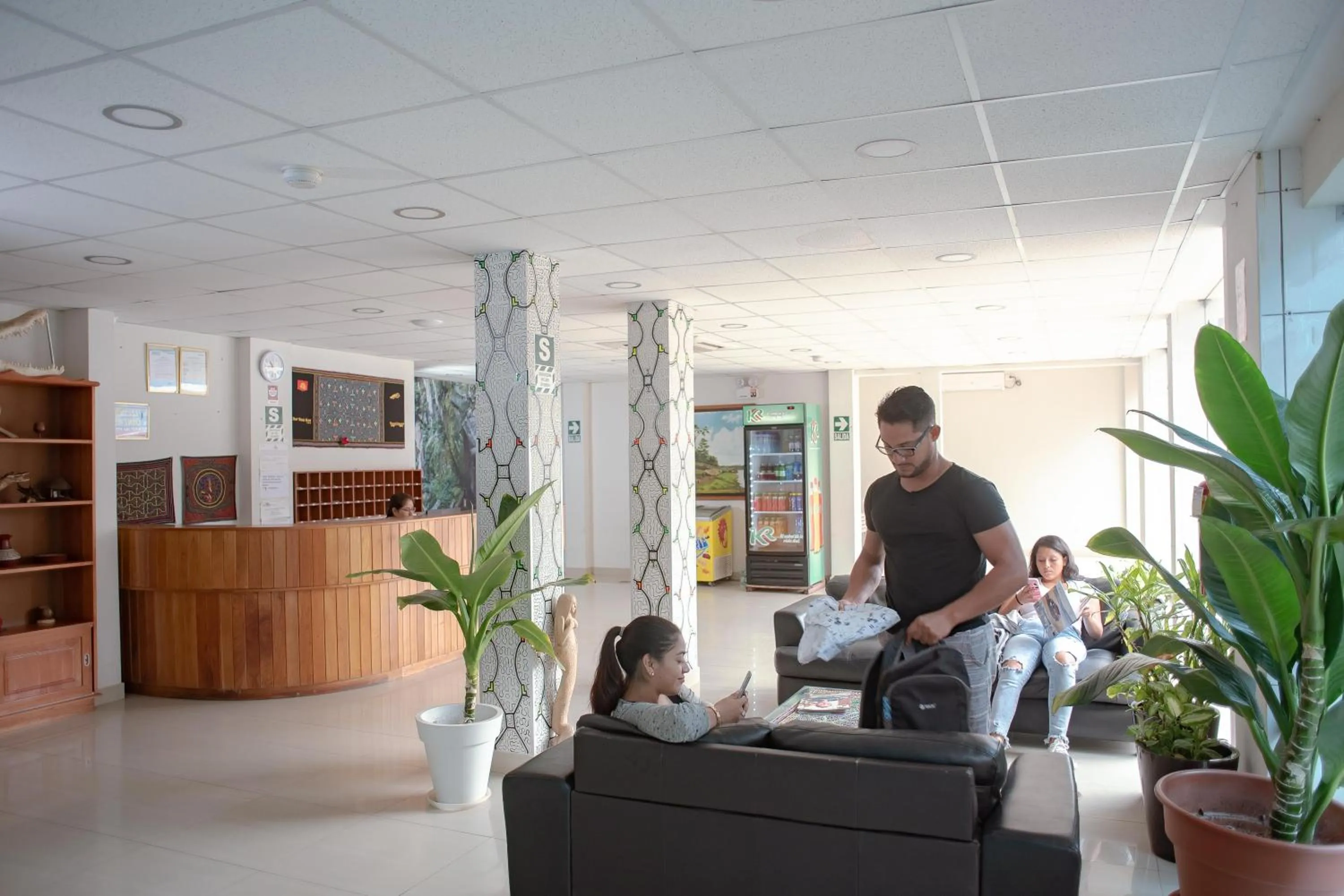 Lobby or reception in Hotel Jhor Bush