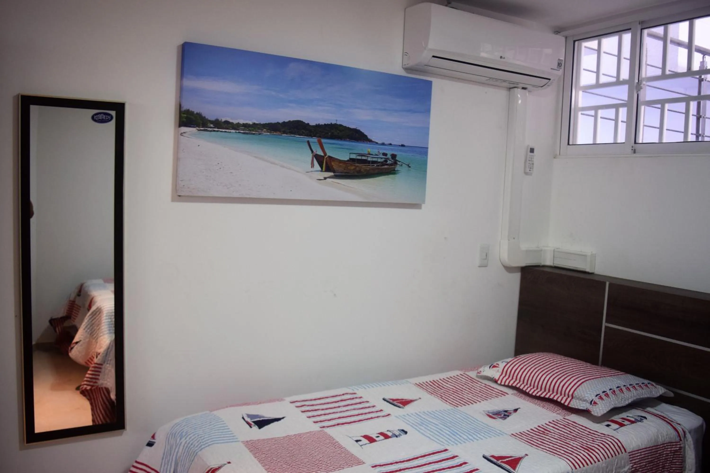 Bed in Sea Colors Apartments