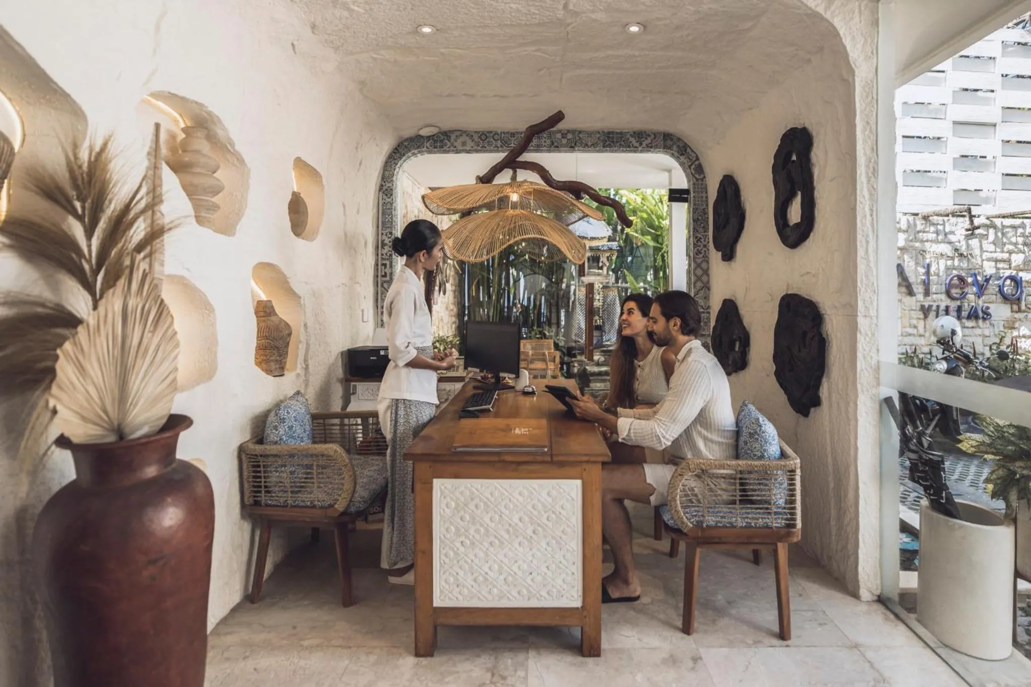 Lobby or reception in Aleva Villa Seminyak by Ini Vie Hospitality