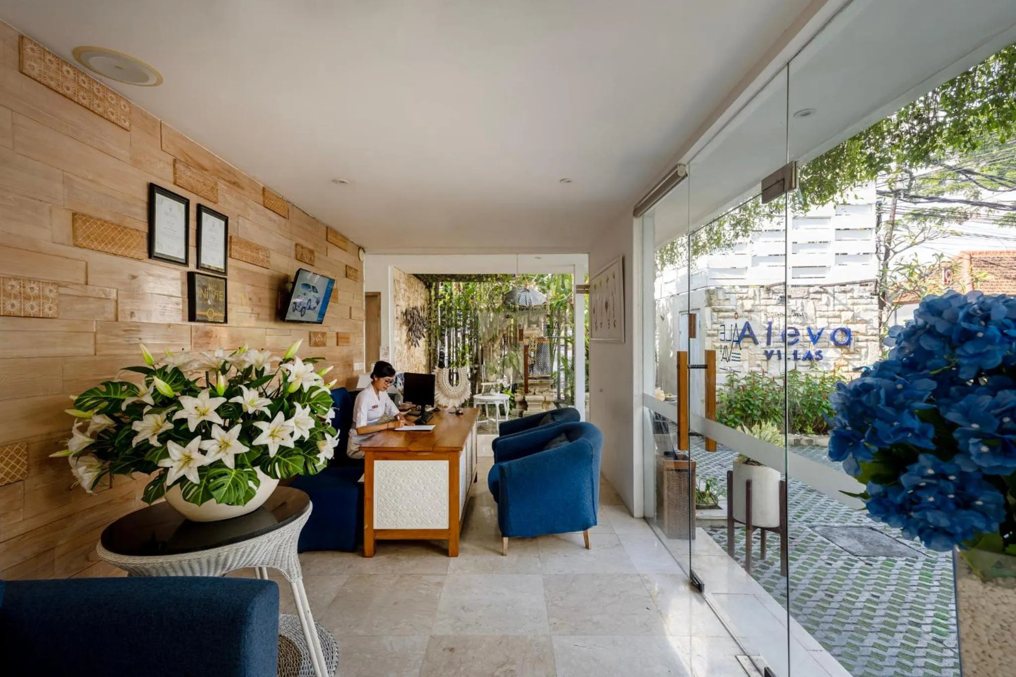 Lobby or reception in Aleva Villa Seminyak by Ini Vie Hospitality