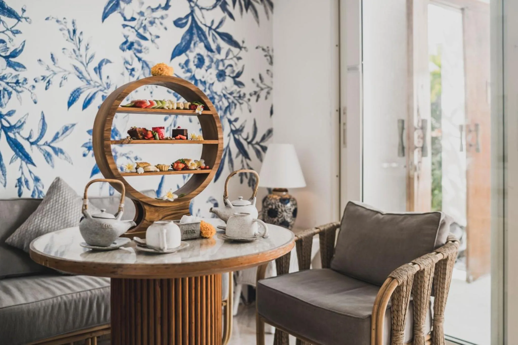 Living room in Aleva Villa Seminyak by Ini Vie Hospitality