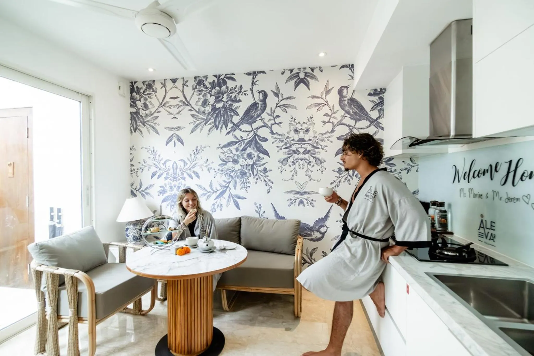 Kitchen or kitchenette in Aleva Villa Seminyak by Ini Vie Hospitality